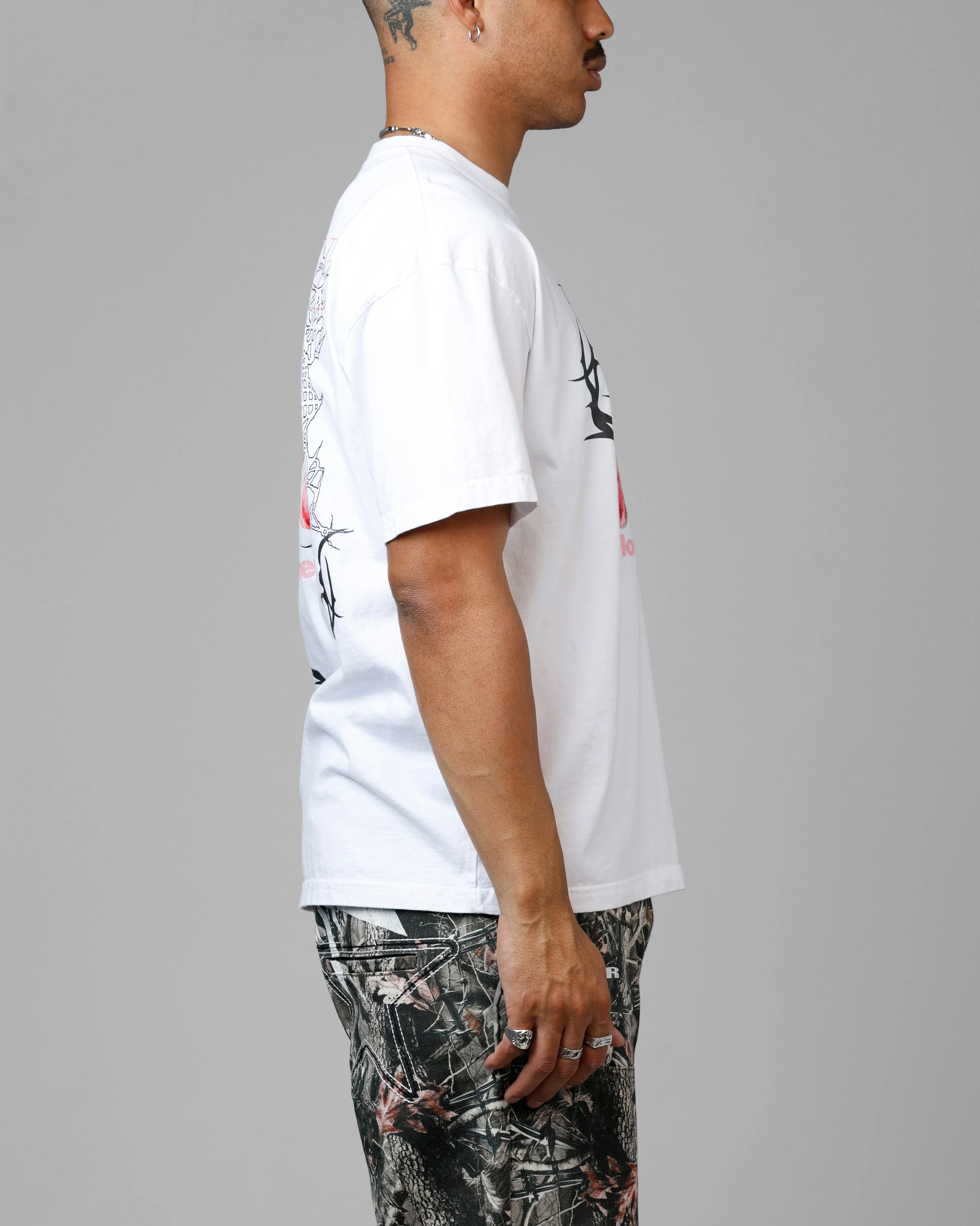 Loiter Care Vintage T-Shirt White sold by Culture Kings product image thumbnail 4
