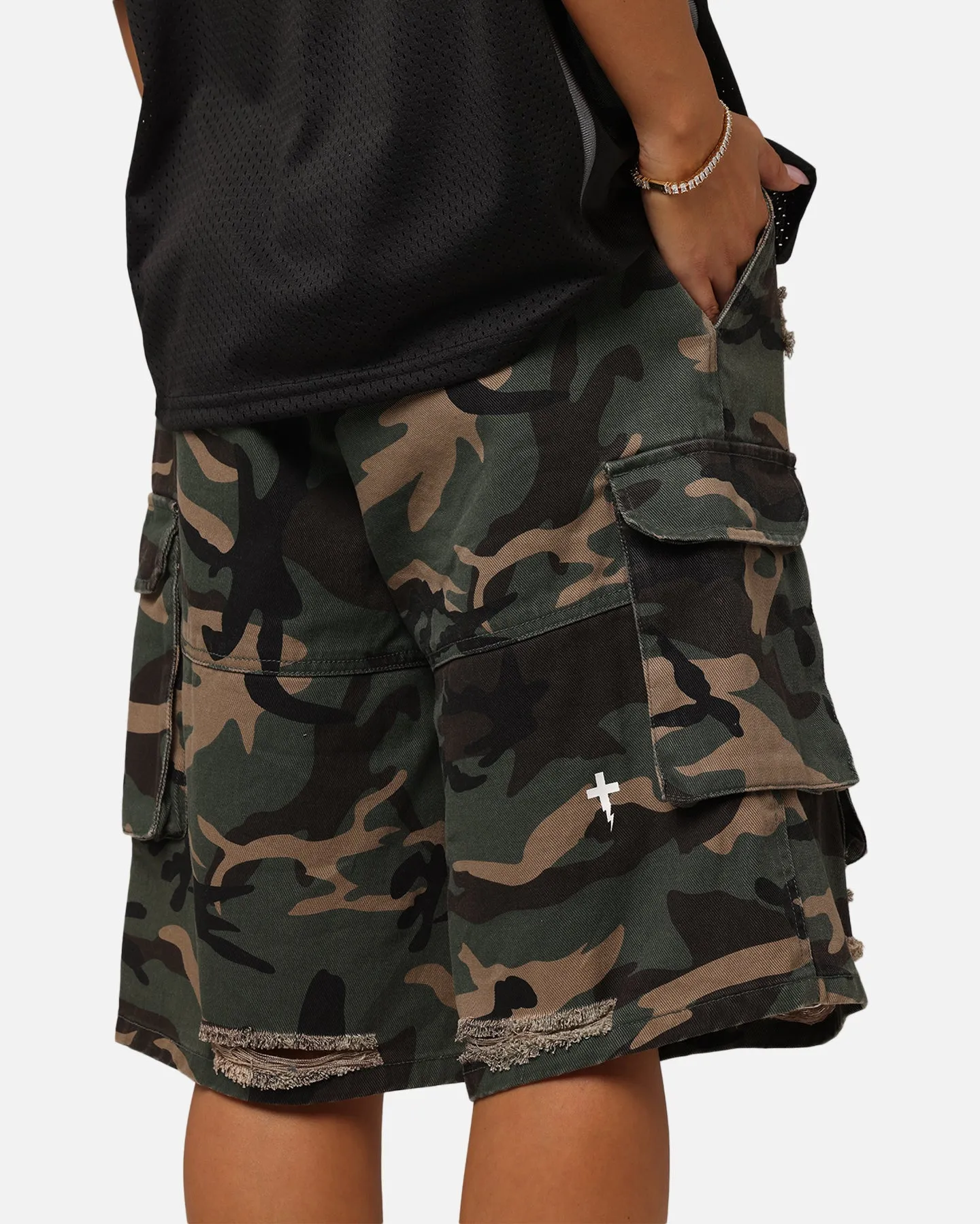 The Anti Order Artillery Baggy Cargo Shorts Woodland Camo sold by Culture Kings product image thumbnail 3
