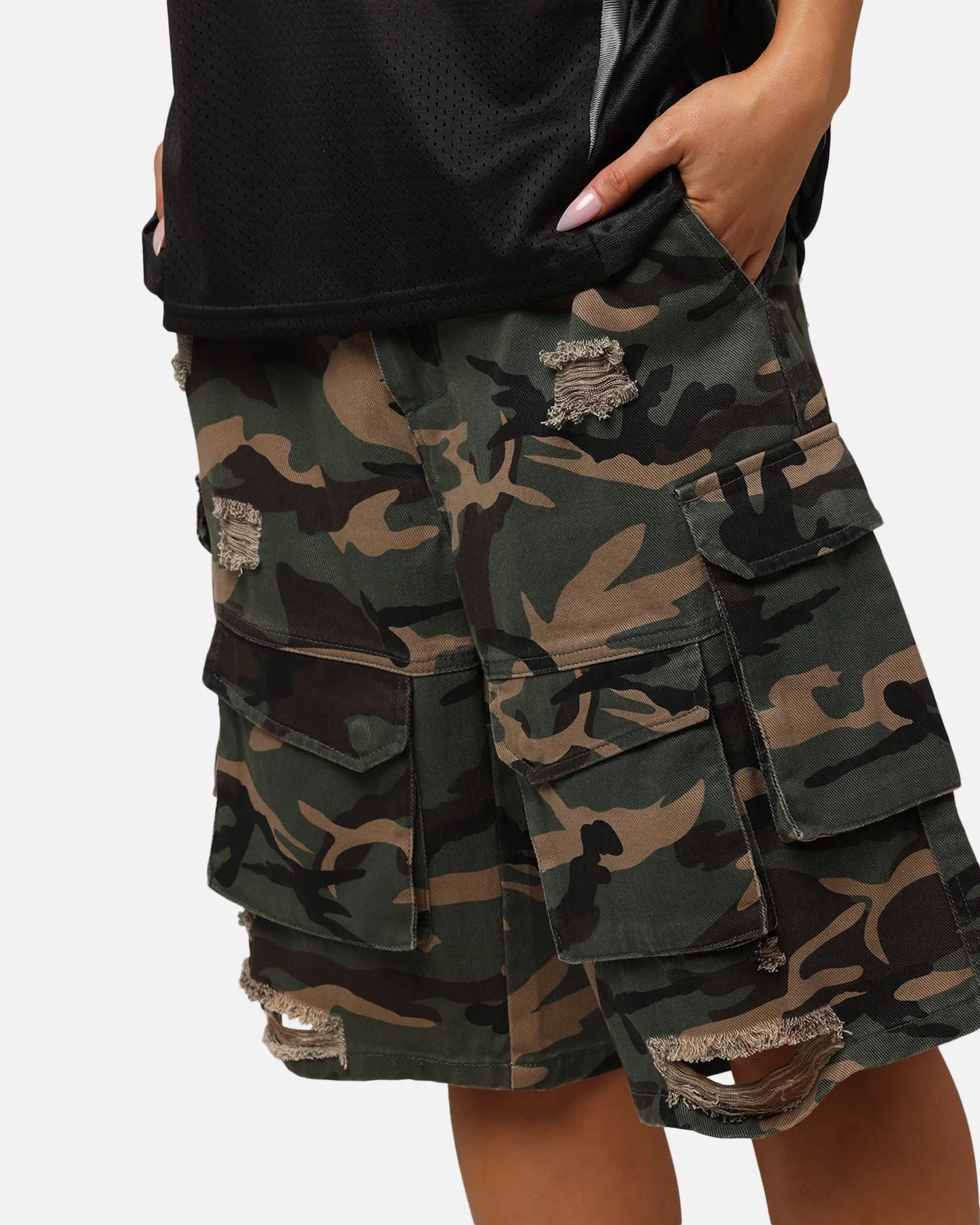 The Anti Order Artillery Baggy Cargo Shorts Woodland Camo sold by Culture Kings product image thumbnail 4