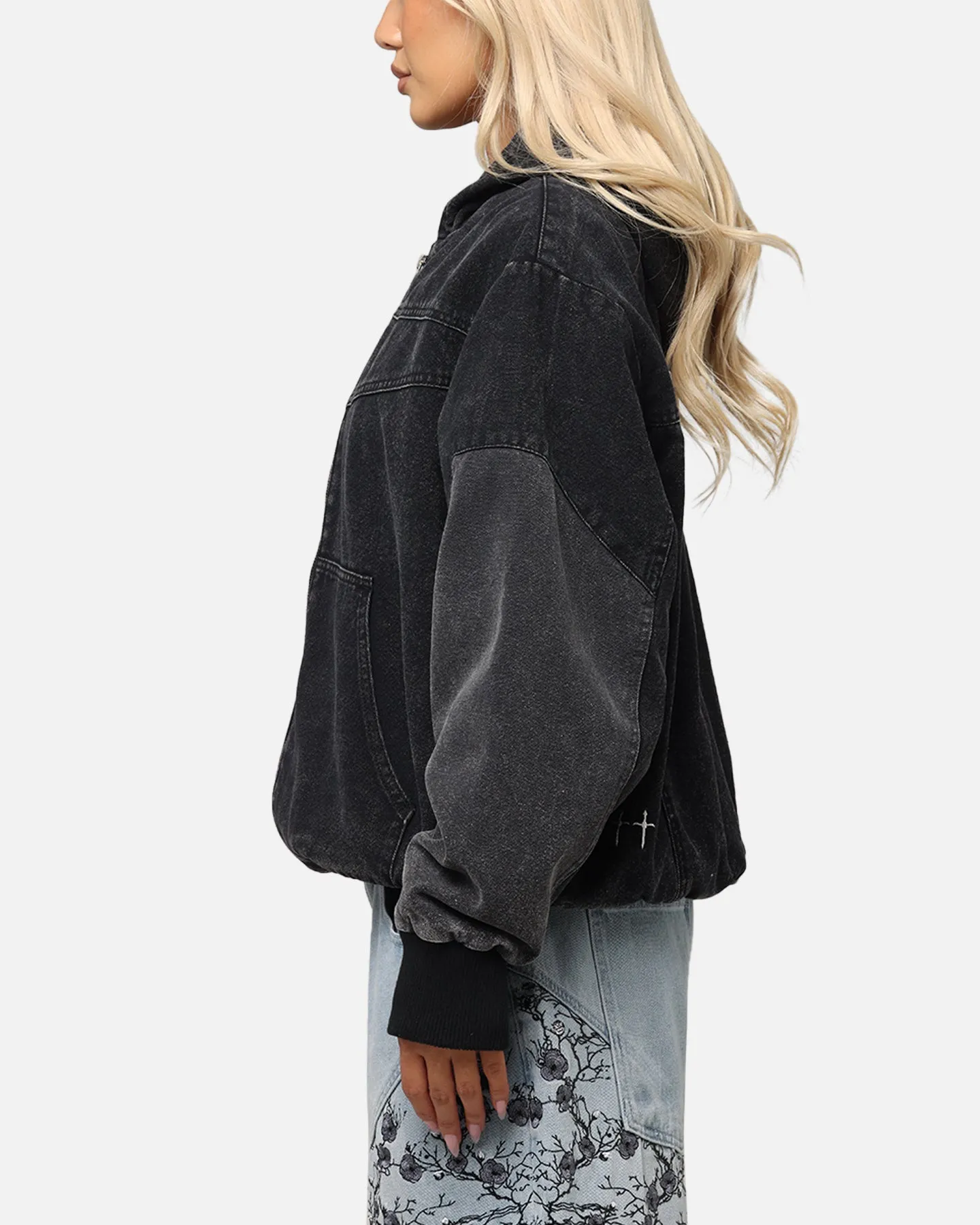 Saint Morta Hooded Workwear Jacket Black/Grey sold by Culture Kings product image thumbnail 5