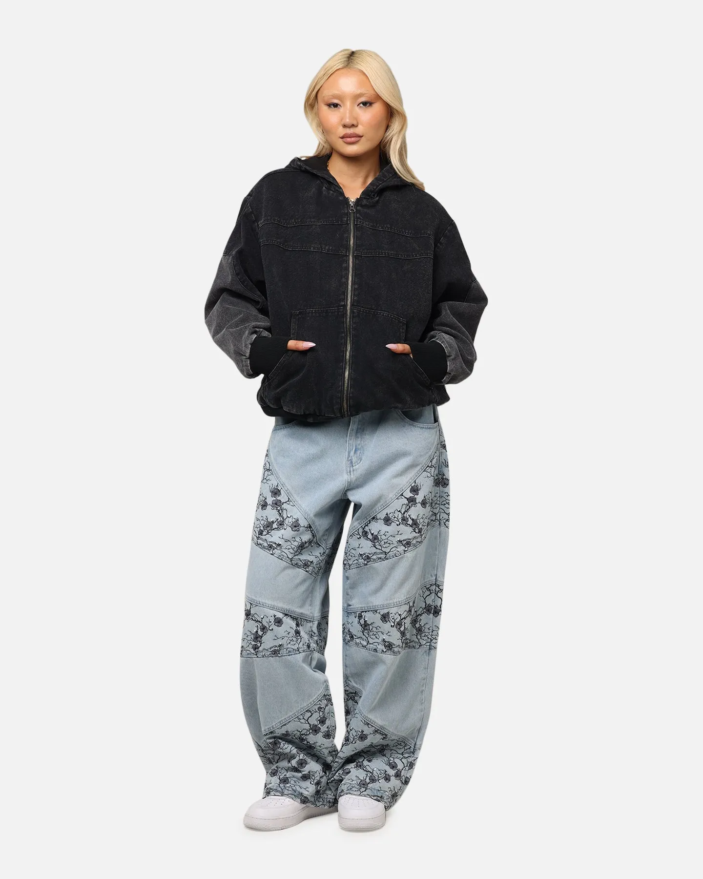 Saint Morta Hooded Workwear Jacket Black/Grey sold by Culture Kings product image thumbnail 2