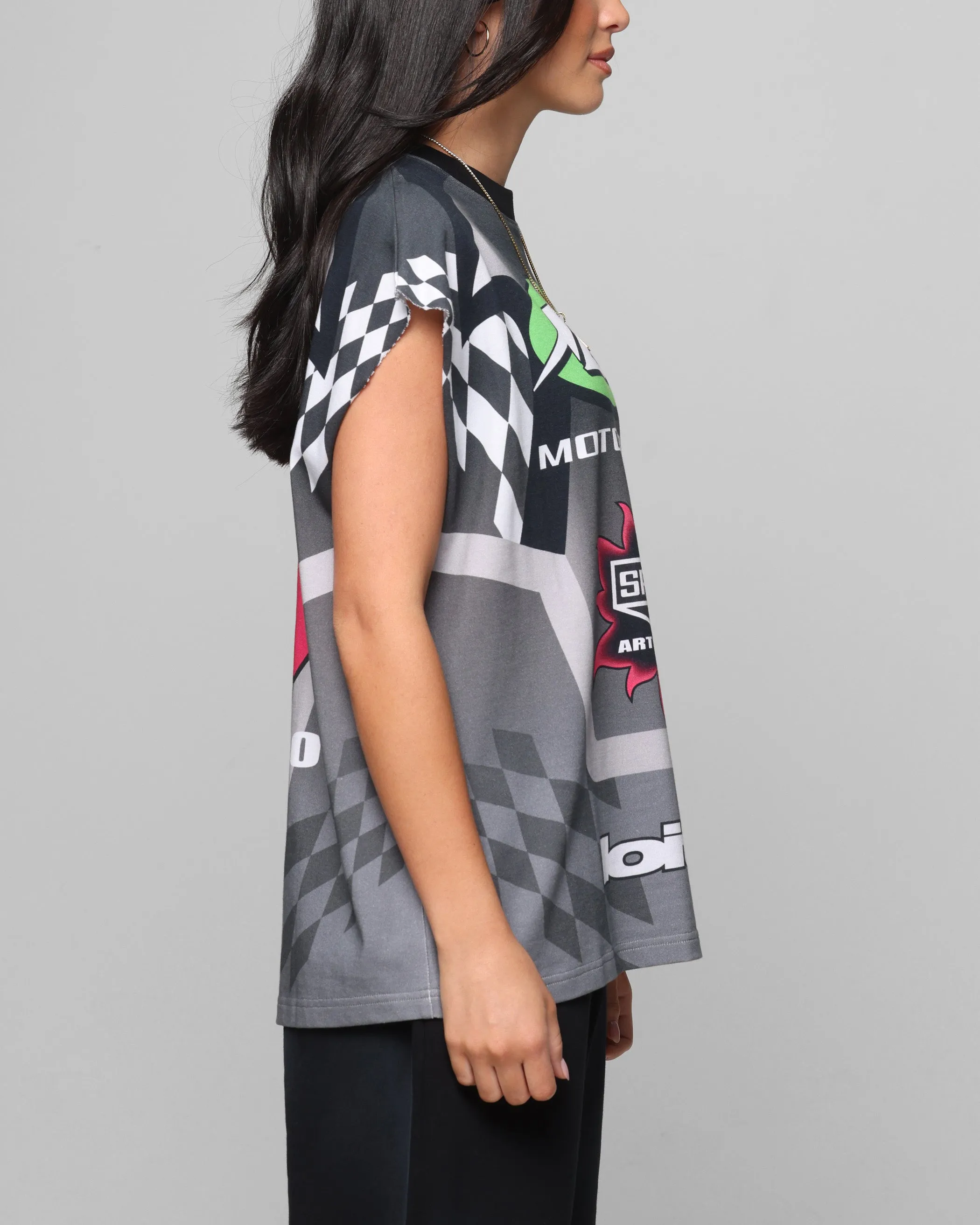 Loiter Motorsport Muscle T-Shirt Grey/Multi-Colored sold by Culture Kings product image thumbnail 4