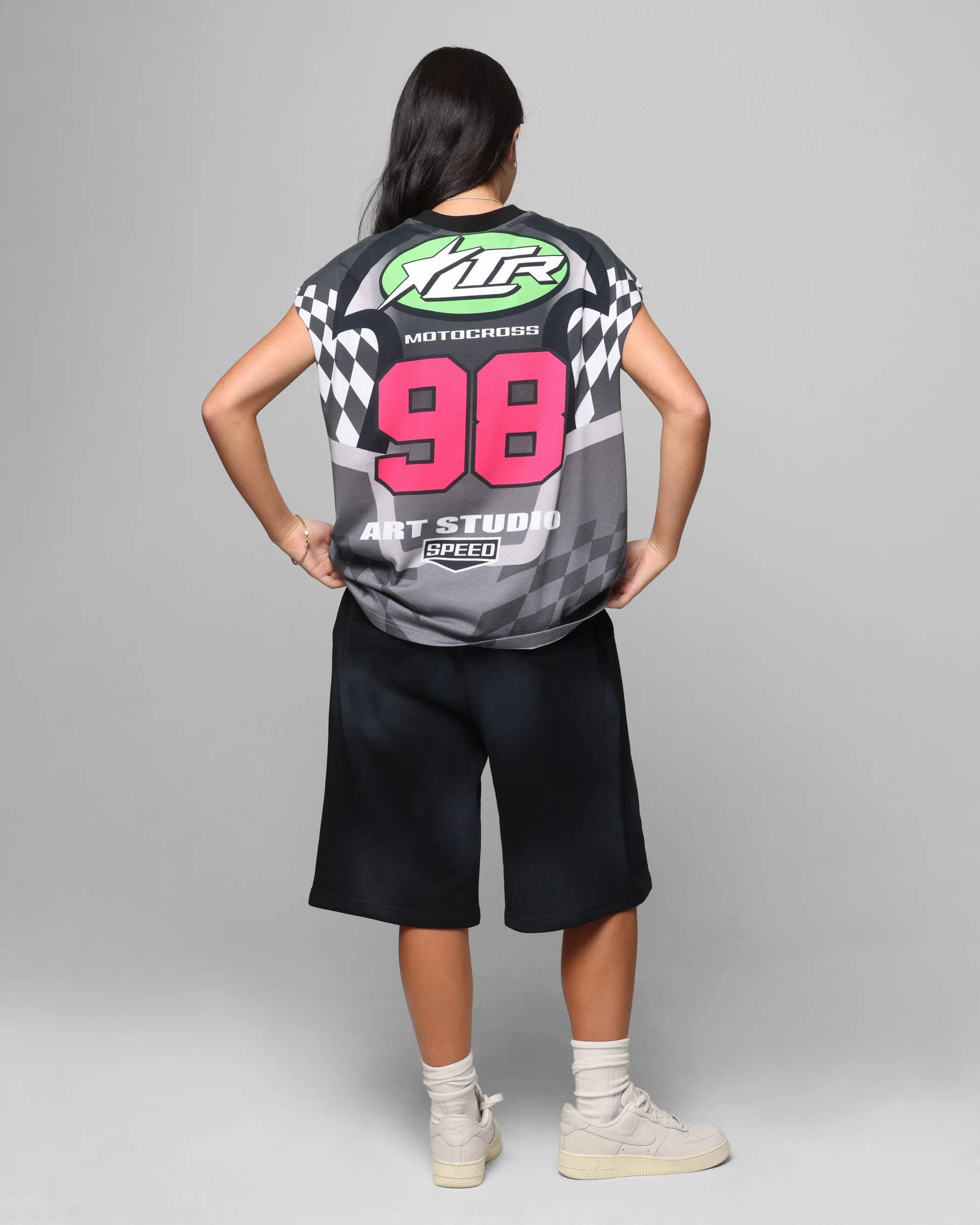 Loiter Motorsport Muscle T-Shirt Grey/Multi-Colored sold by Culture Kings product image thumbnail 3