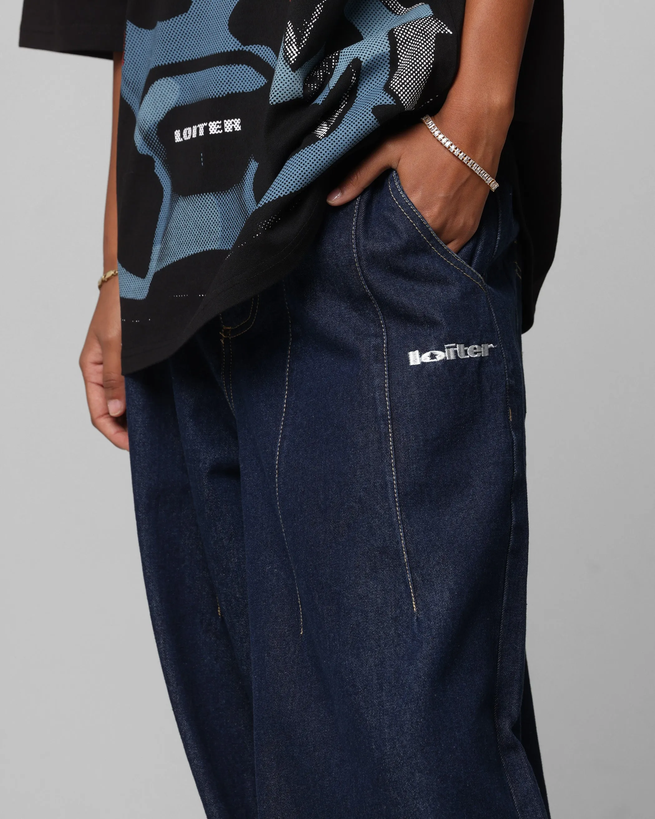 Loiter Kyoto Denim Jeans Raw Indigo sold by Culture Kings product image thumbnail 4