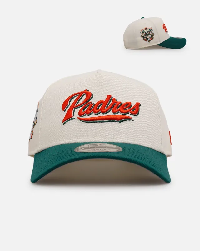 New Era San Diego Padres 'Citrus' 9FORTY A-Frame Snapback Chrome/Green/Orange sold by Culture Kings
