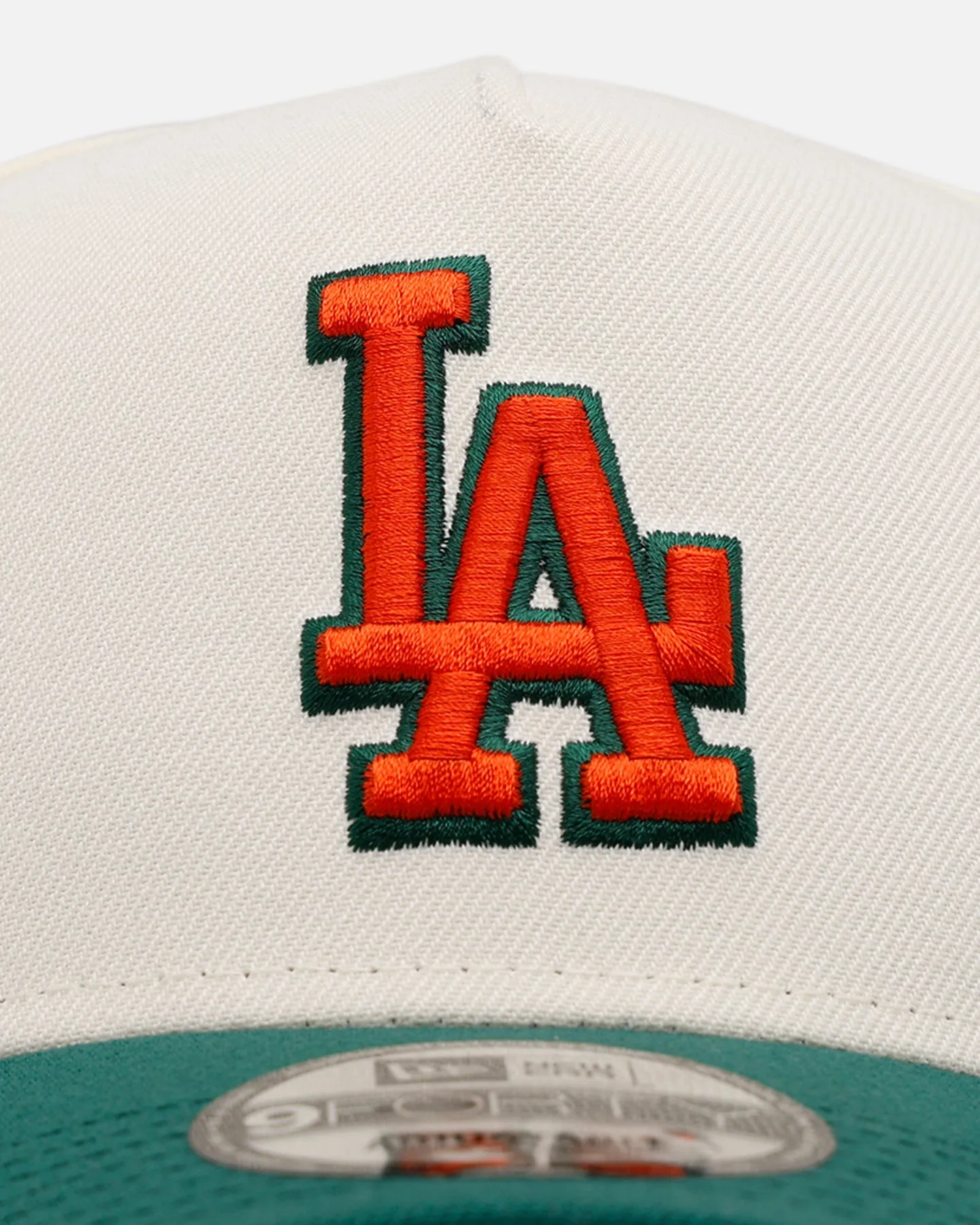 New Era Los Angeles Dodgers 'Citrus' 9FORTY A-Frame Snapback Chrome/Green/Orange sold by Culture Kings product image thumbnail 5