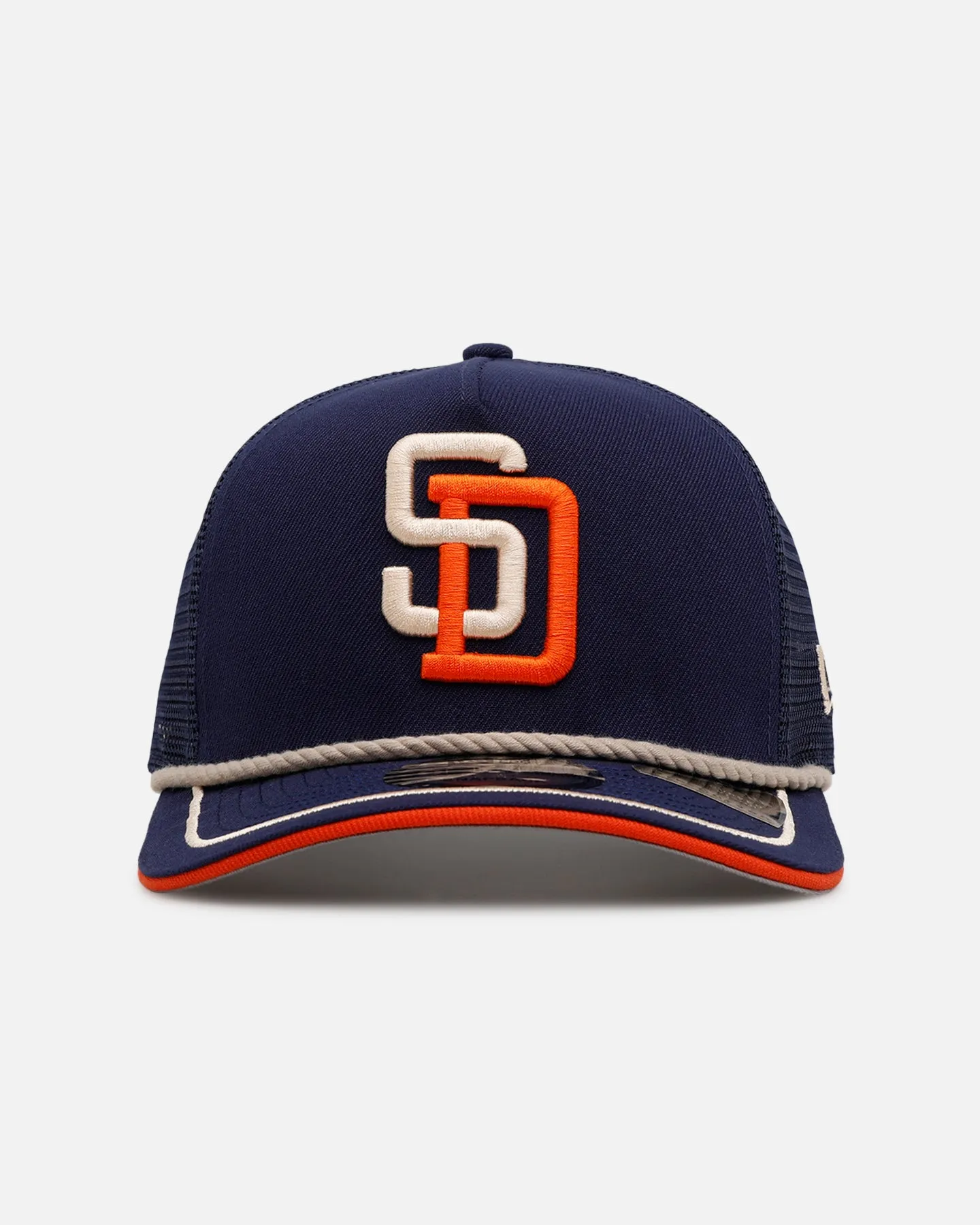 New Era San Diego Padres 'Spring Injection' 9FIFTY A-Frame Trucker Snapback Navy sold by Culture Kings