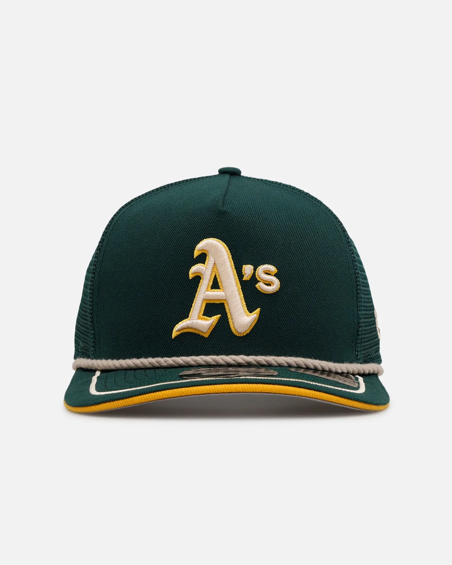 New Era Oakland Athletics 'Spring Injection' 9FIFTY A-Frame Trucker Snapback Green sold by Culture Kings
