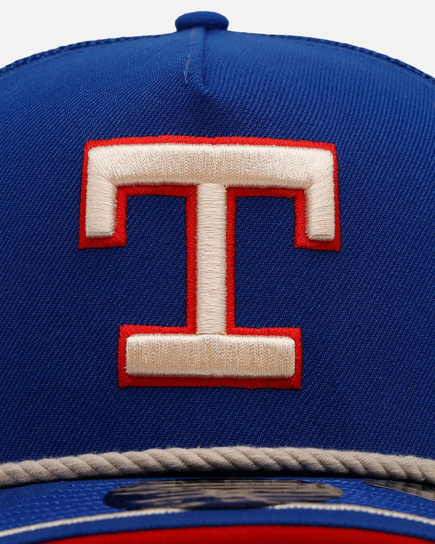 New Era Texas Rangers 'Spring Injection' 9FIFTY A-Frame Trucker Snapback Blue sold by Culture Kings product image thumbnail 5