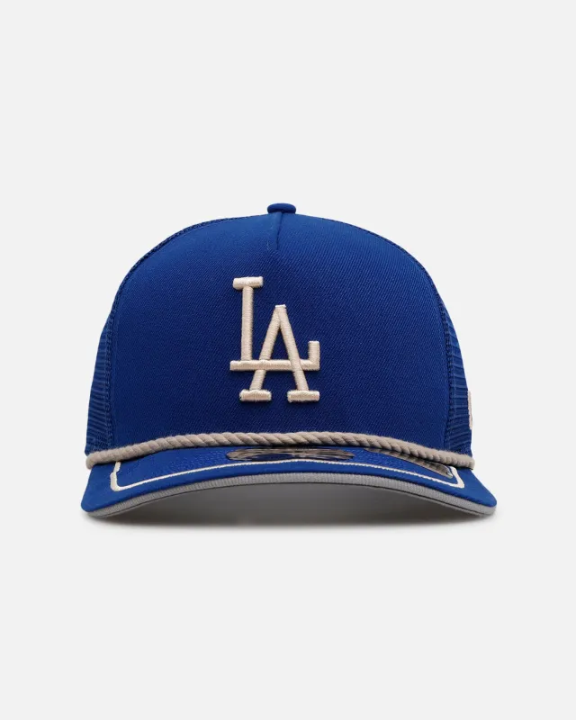 New Era Los Angeles Dodgers 'Spring Injection' 9FIFTY A-Frame Trucker Snapback Blue sold by Culture Kings