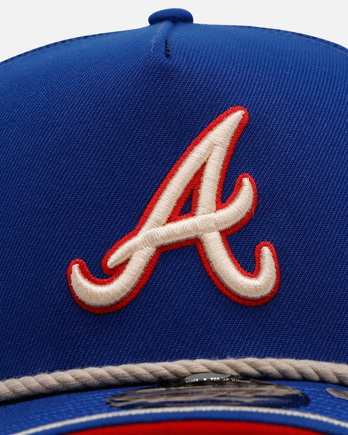 New Era Atlanta Braves 'Spring Injection' 9FIFTY A-Frame Trucker Snapback Blue sold by Culture Kings product image thumbnail 5
