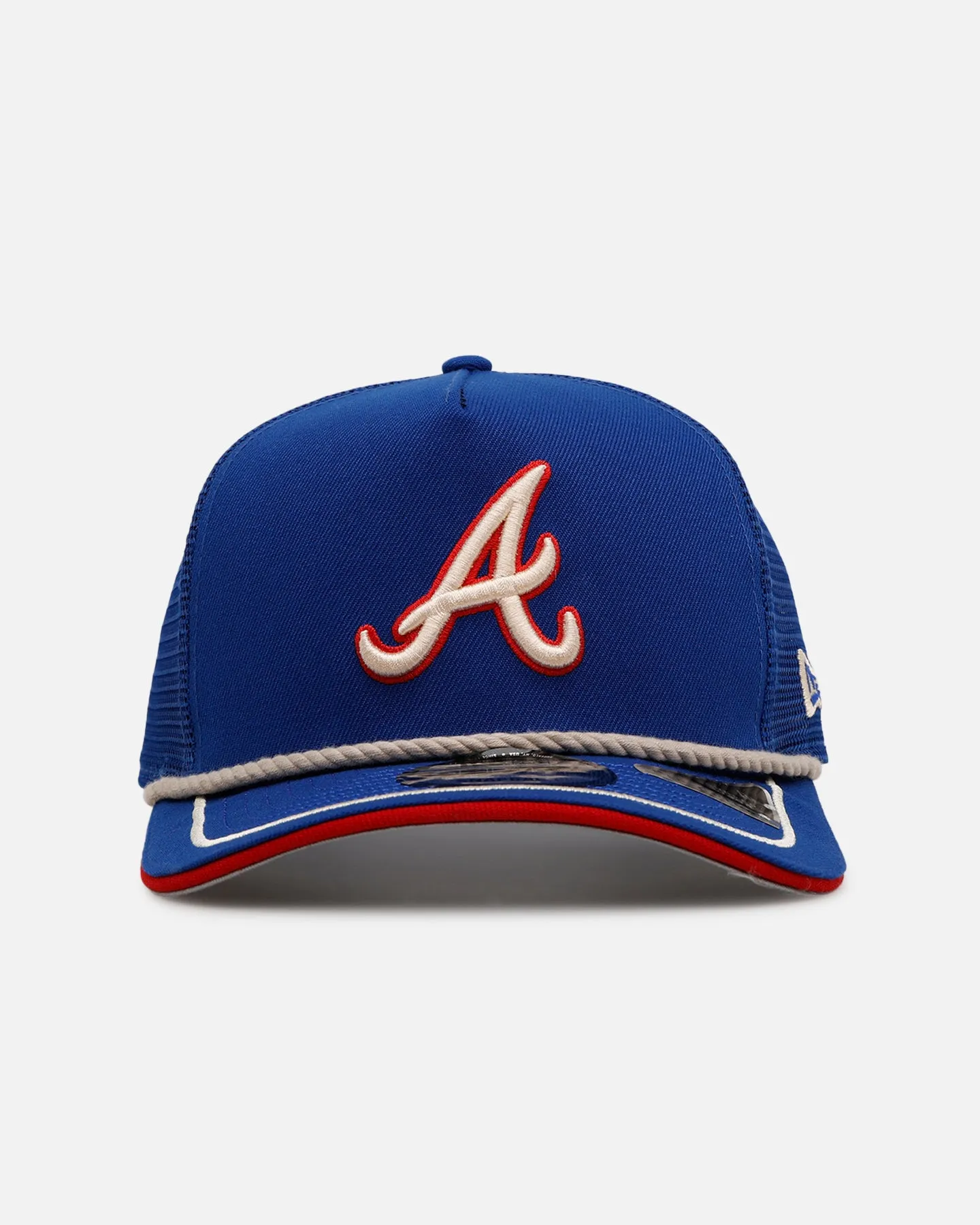 New Era Atlanta Braves 'Spring Injection' 9FIFTY A-Frame Trucker Snapback Blue sold by Culture Kings