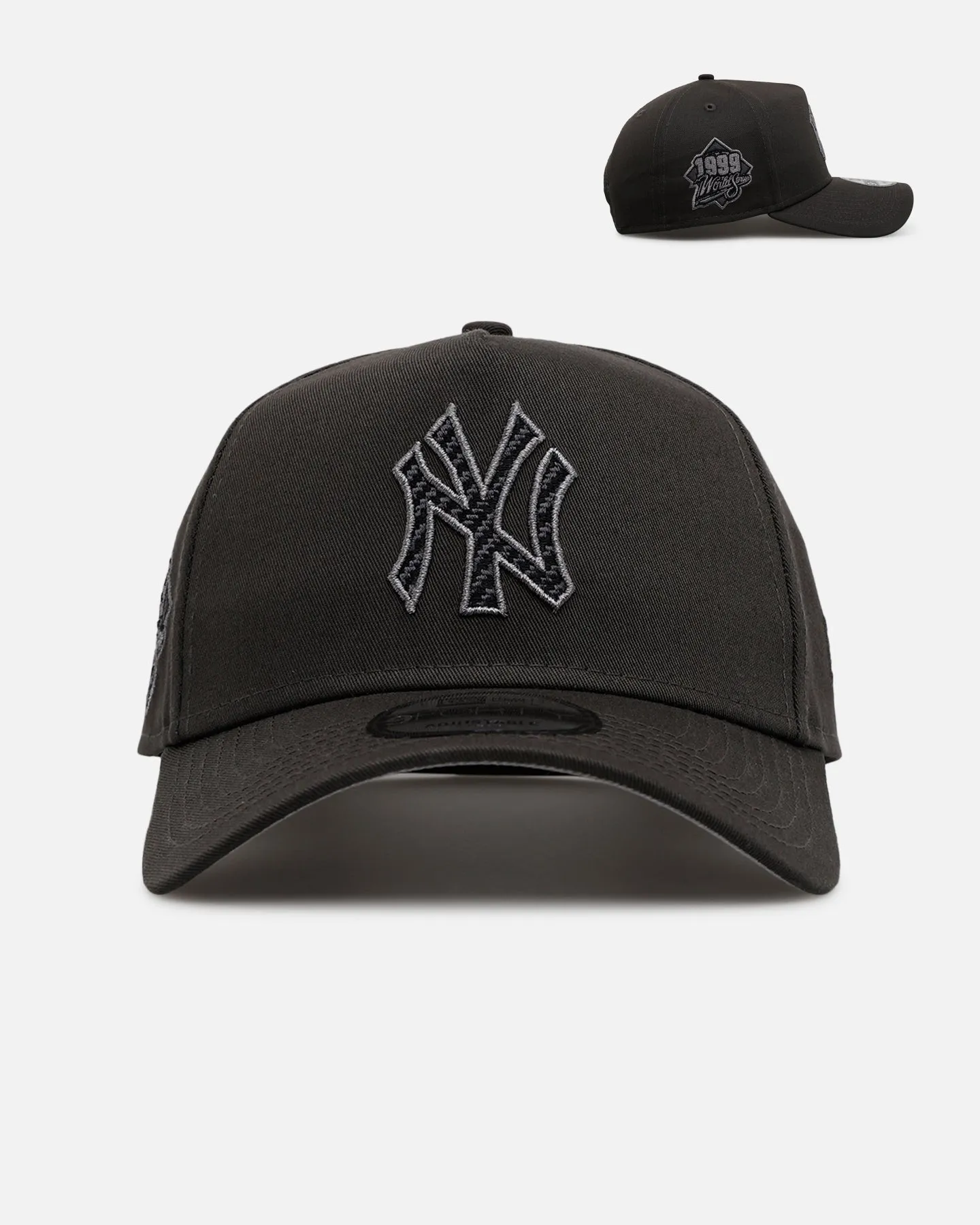 New Era New York Yankees 'Carbon Weave' 9FORTY A-Frame Snapback Black sold by Culture Kings