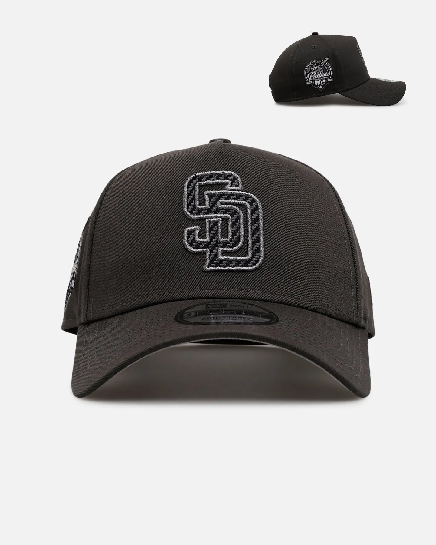 New Era San Diego Padres 'Carbon Weave' 9FORTY A-Frame Snapback Black sold by Culture Kings