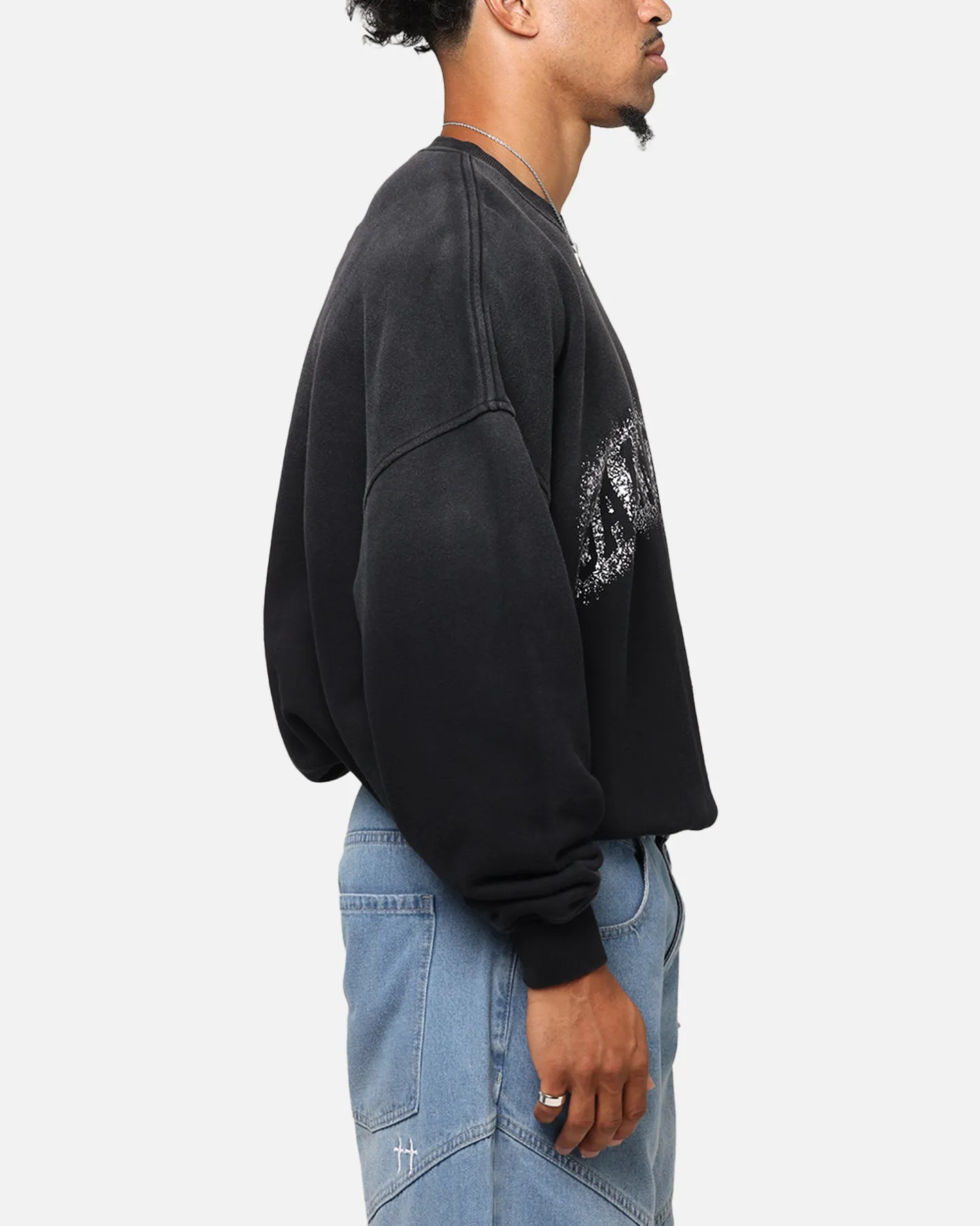 Saint Morta Spray Logo Crewneck Black sold by Culture Kings product image thumbnail 4