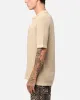 XXIII Zyair Knit Rib Button Up Shirt Tan sold by Culture Kings