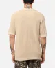XXIII Zyair Knit Rib Button Up Shirt Tan sold by Culture Kings