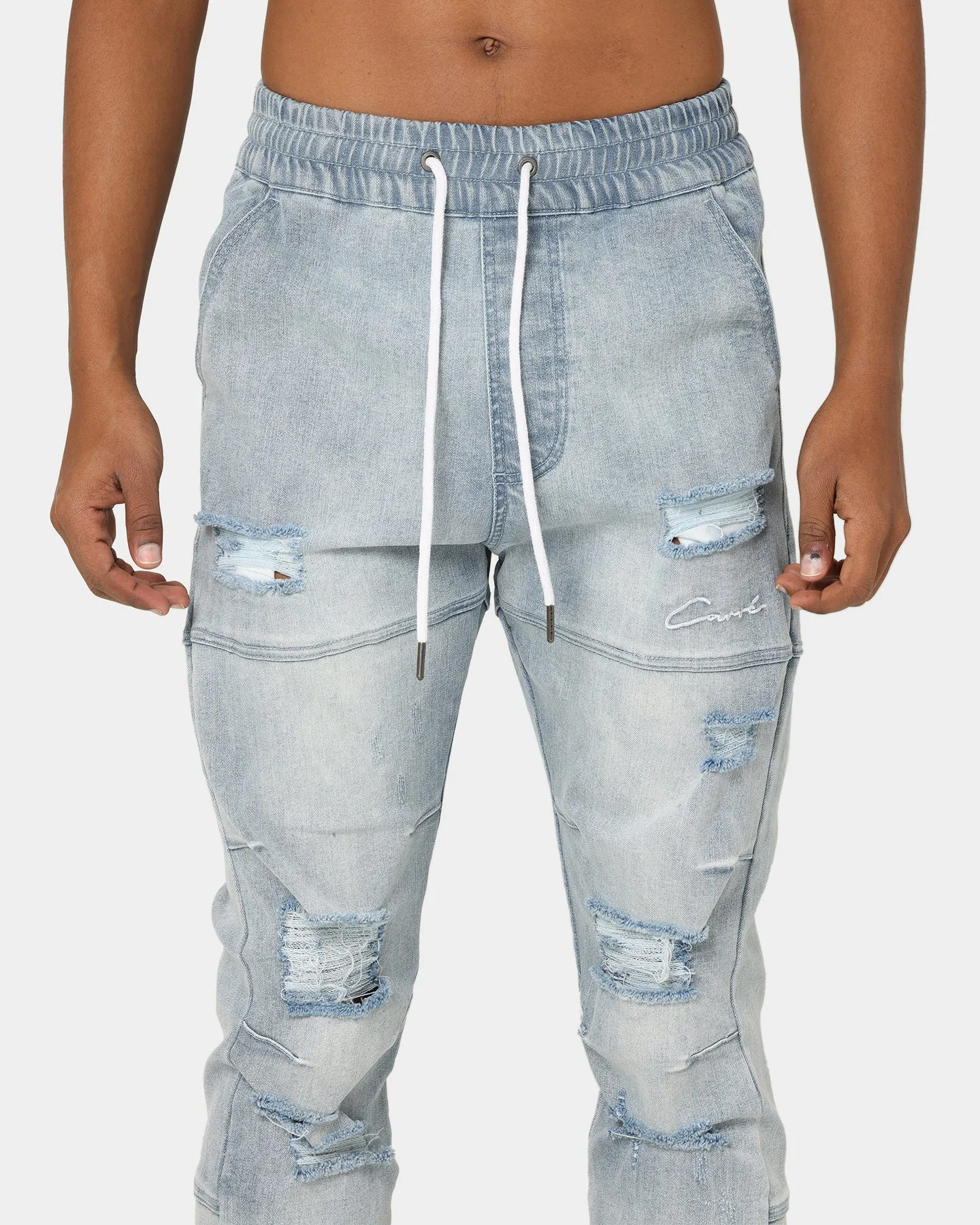 Carré Distressed Premiere Joggers Light Blue sold by Culture Kings product image thumbnail 3