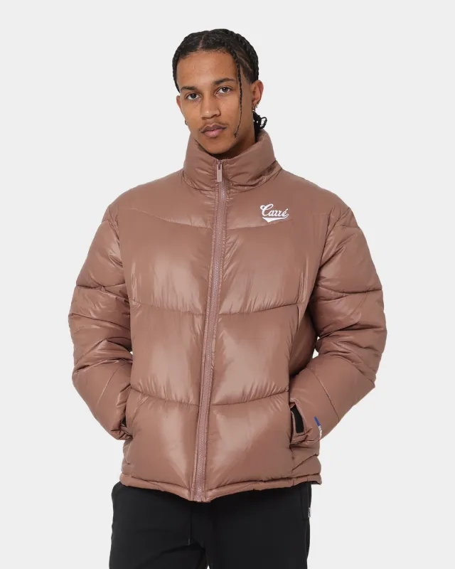 Carré Wave Puffer Jacket Brown sold by Culture Kings