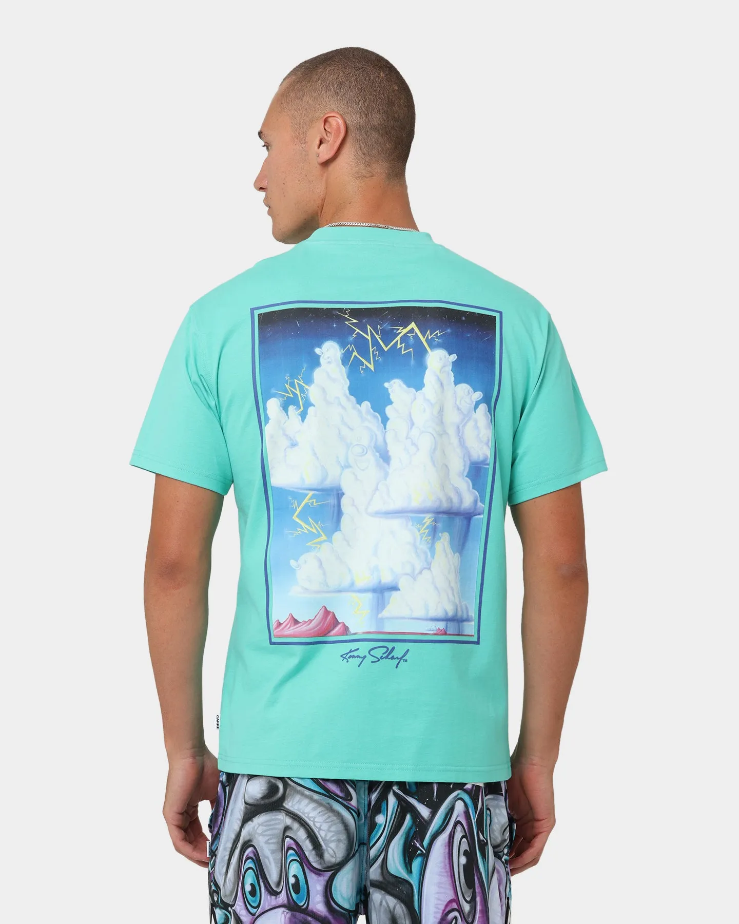 Carré X Kenny Scharf Chilaxia T-Shirt Aqua sold by Culture Kings product image thumbnail 2