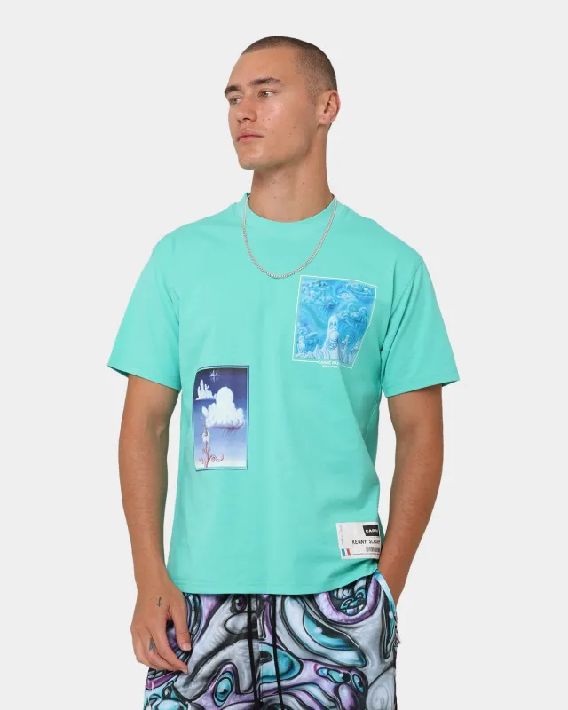 Carré X Kenny Scharf Chilaxia T-Shirt Aqua sold by Culture Kings