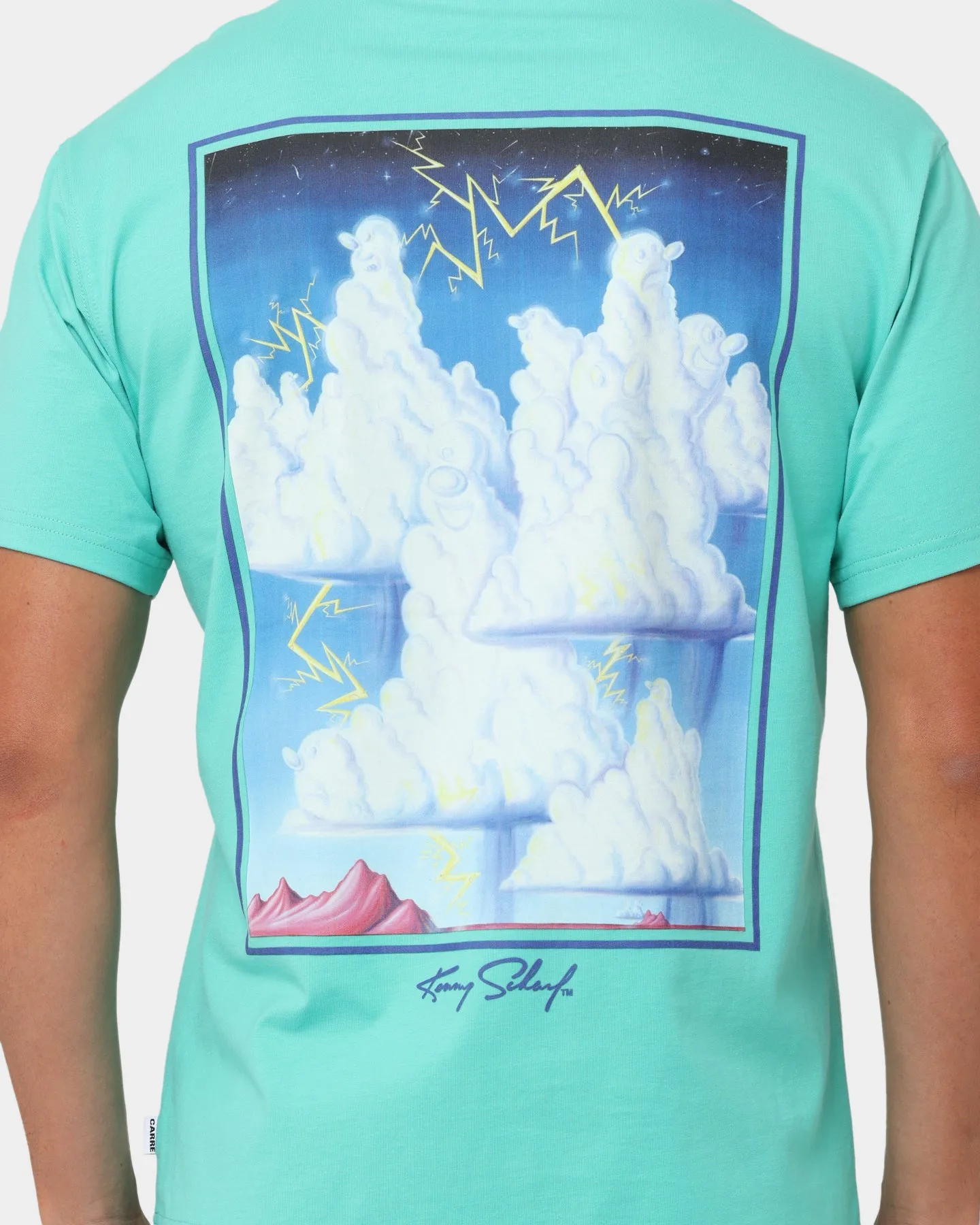 Carré X Kenny Scharf Chilaxia T-Shirt Aqua sold by Culture Kings product image thumbnail 5