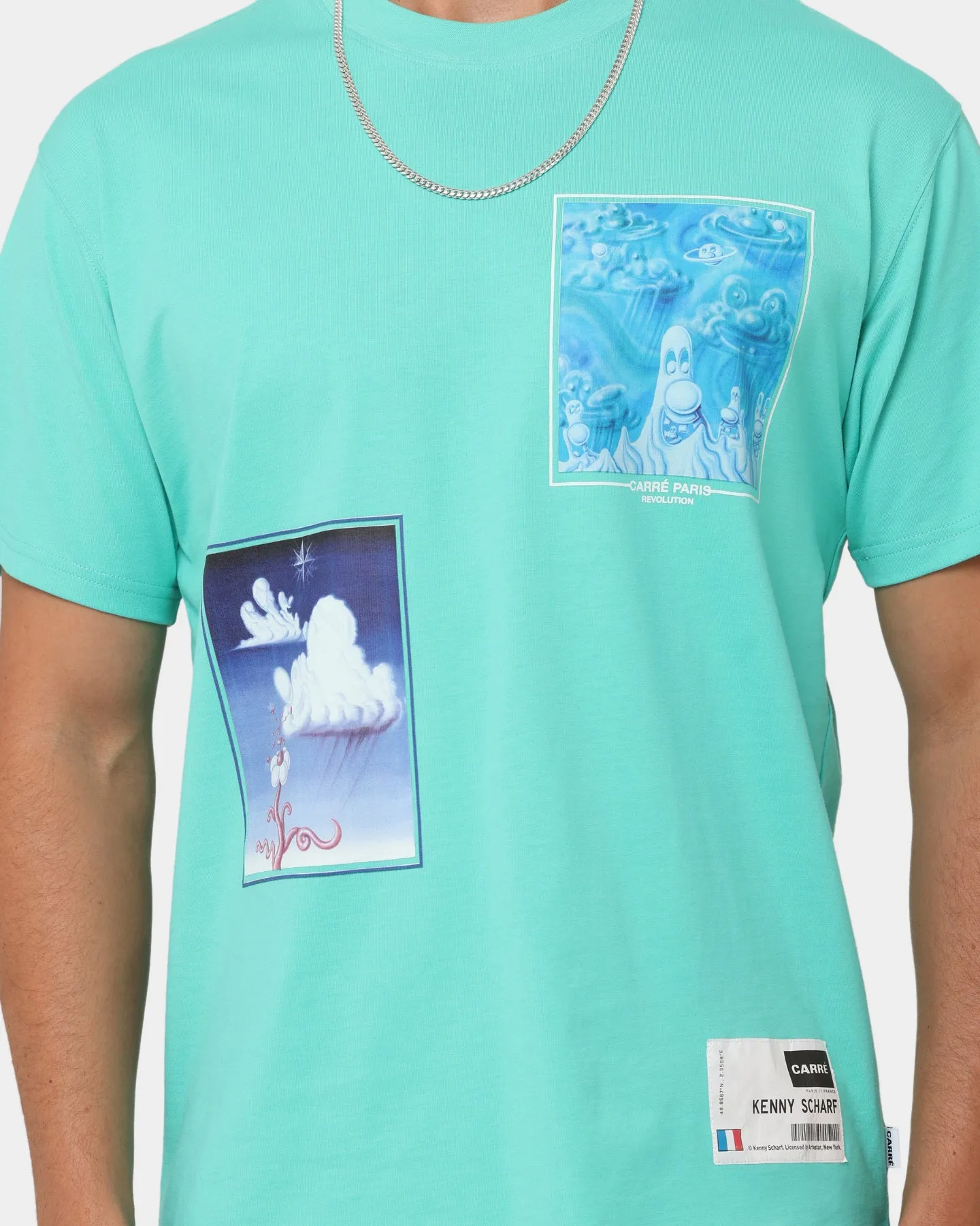 Carré X Kenny Scharf Chilaxia T-Shirt Aqua sold by Culture Kings product image thumbnail 4