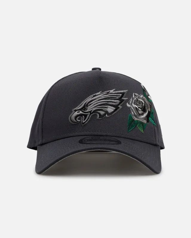 New Era Philadelphia Eagles 'Gray Tonal Roses' 9FORTY A-Frame Snapback Gray sold by Culture Kings