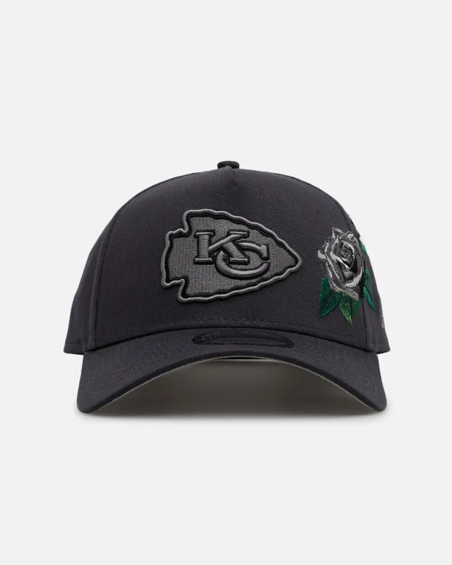 New Era Kansas City Chiefs 'Gray Tonal Roses' 9FORTY A-Frame Snapback Gray sold by Culture Kings