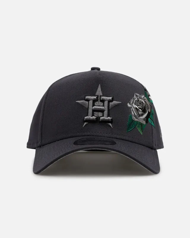 New Era Houston Astros 'Gray Tonal Roses' 9FORTY A-Frame Snapback Gray sold by Culture Kings