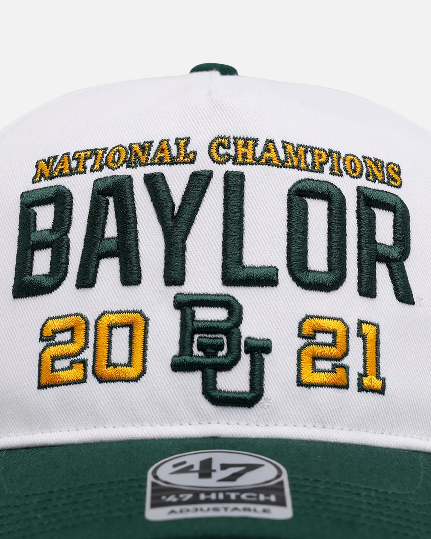 47 Brand Baylor 2021 'March Madness' Hitch Snapback White/Green sold by Culture Kings product image thumbnail 5