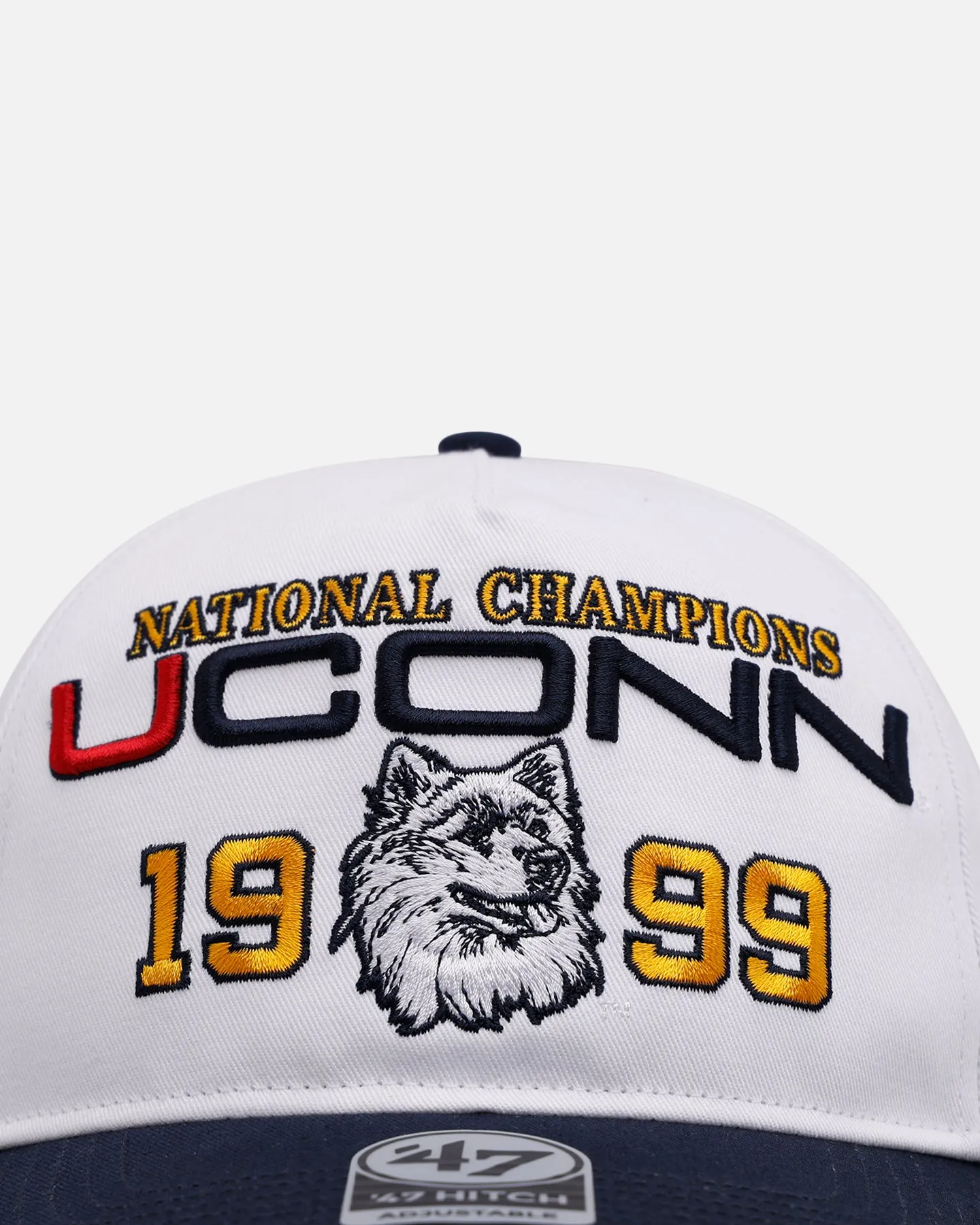 47 Brand UCONN 1999 'March Madness' Hitch Snapback White/Navy sold by Culture Kings product image thumbnail 5