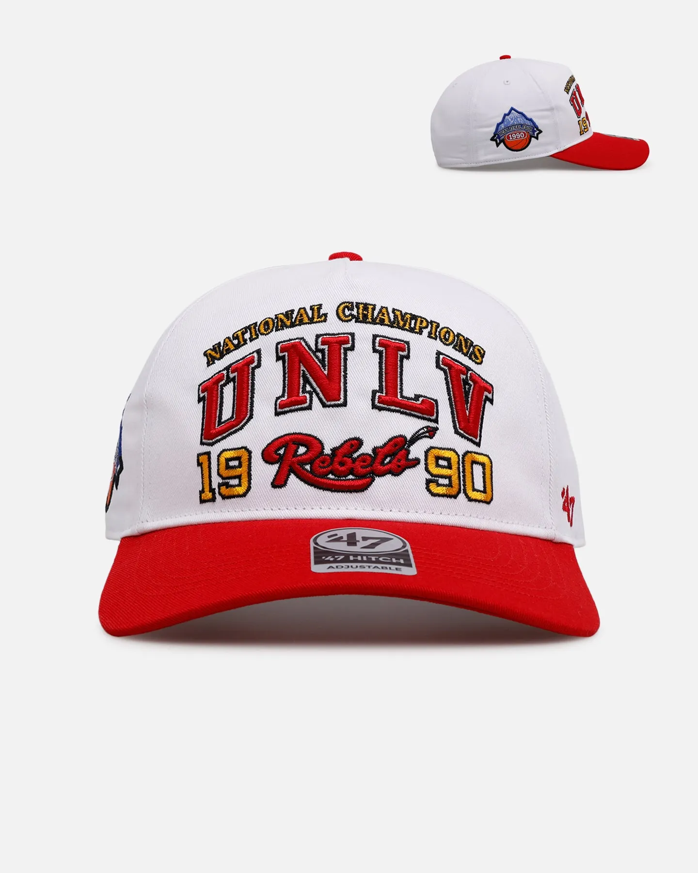 47 Brand UNLV 1990 'March Madness' Hitch Snapback White/Red sold by Culture Kings