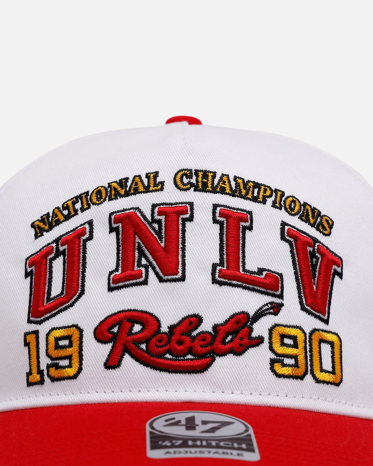 47 Brand UNLV 1990 'March Madness' Hitch Snapback White/Red sold by Culture Kings product image thumbnail 5