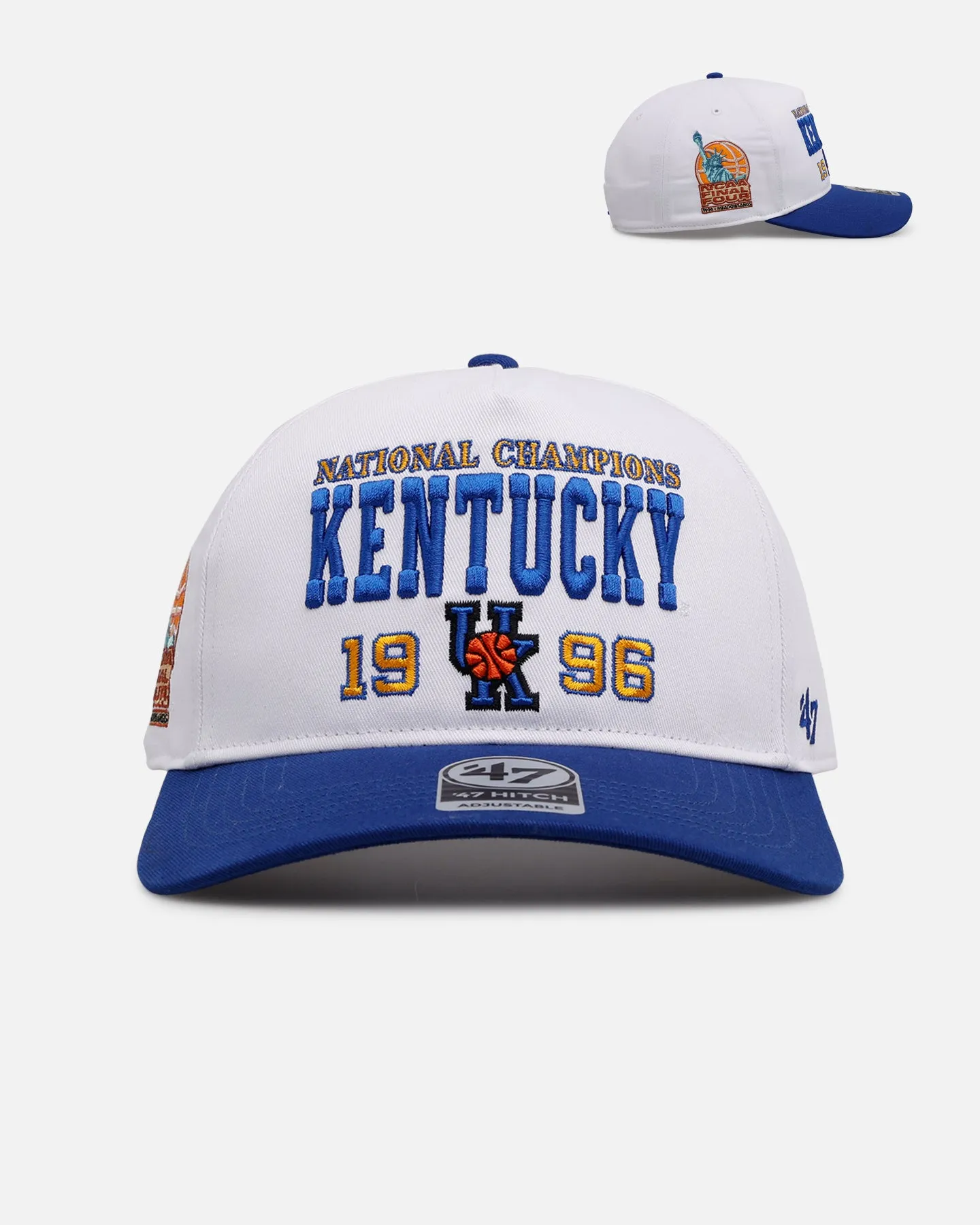 47 Brand Kentucky 1996 'March Madness' Hitch Snapback White/Blue sold by Culture Kings