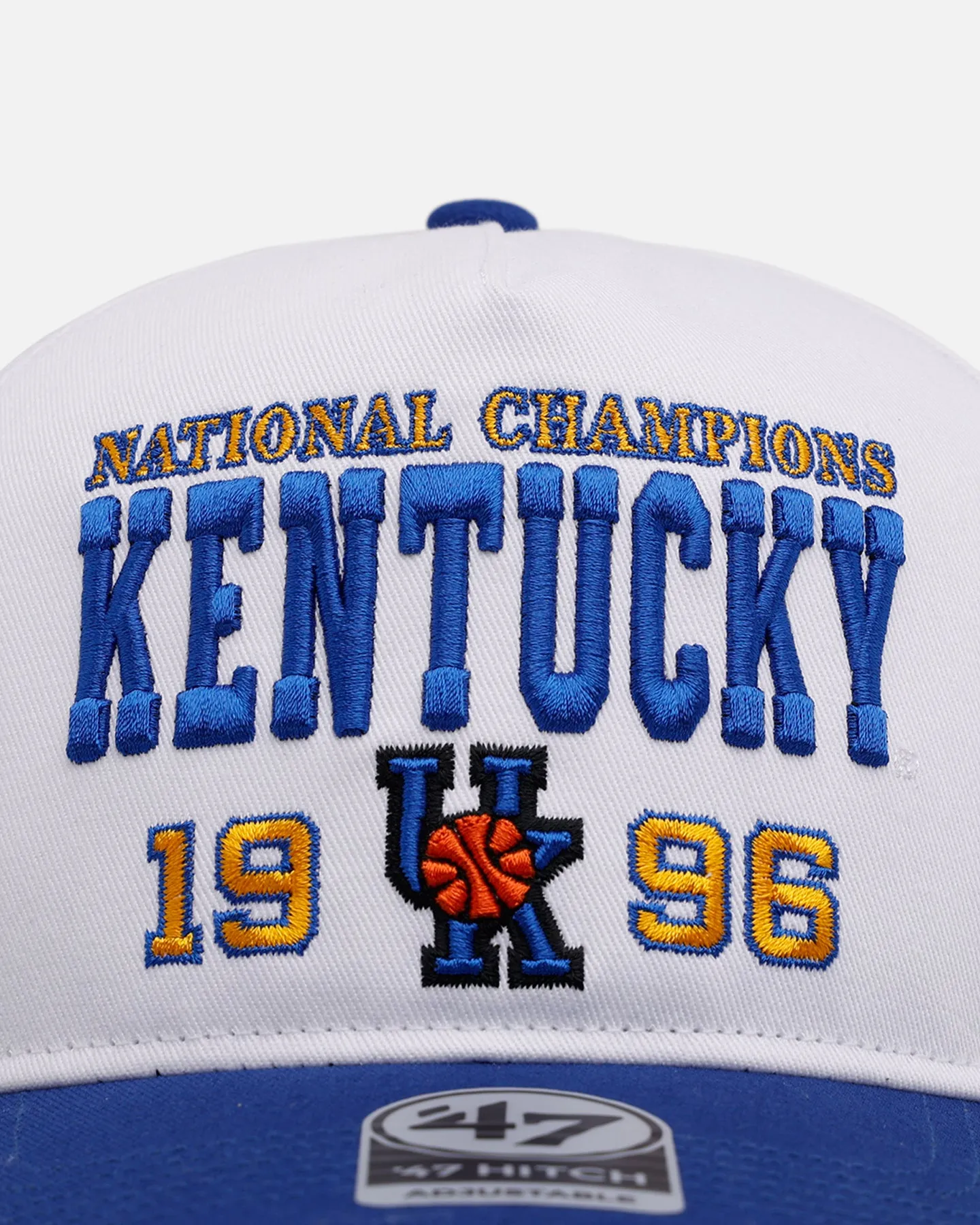 47 Brand Kentucky 1996 'March Madness' Hitch Snapback White/Blue sold by Culture Kings product image thumbnail 5
