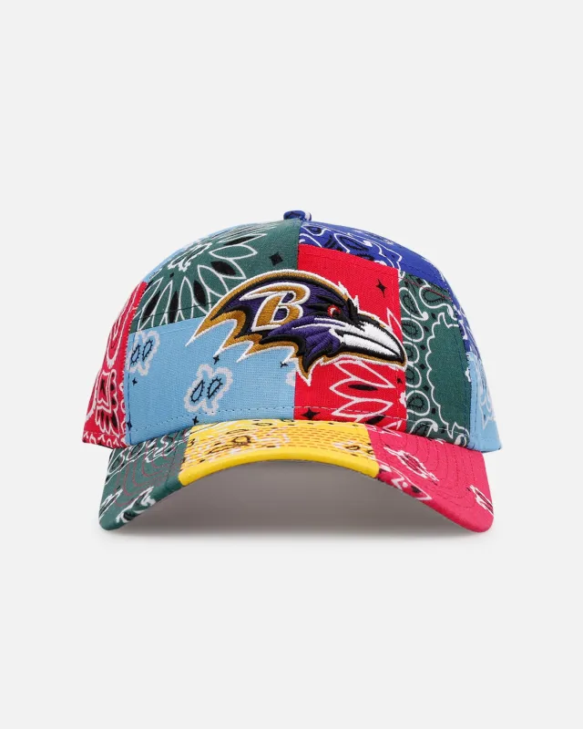 New Era Baltimore Ravens 'Paisley Patchwork' 9FORTY A-Frame Snapback Multi sold by Culture Kings