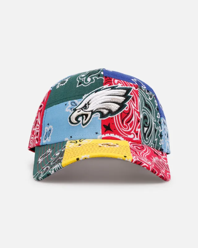 New Era Philadelphia Eagles 'Paisley Patchwork' 9FORTY A-Frame Snapback Multi sold by Culture Kings