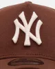 New Era New York Yankees 'Cozy 2.0' 9FORTY A-Frame Strapback Brown sold by Culture Kings