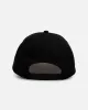 New Era Los Angeles Lakers 'Oversized Gothic Script Crown' 9FORTY A-Frame Snapback Black/White sold by Culture Kings