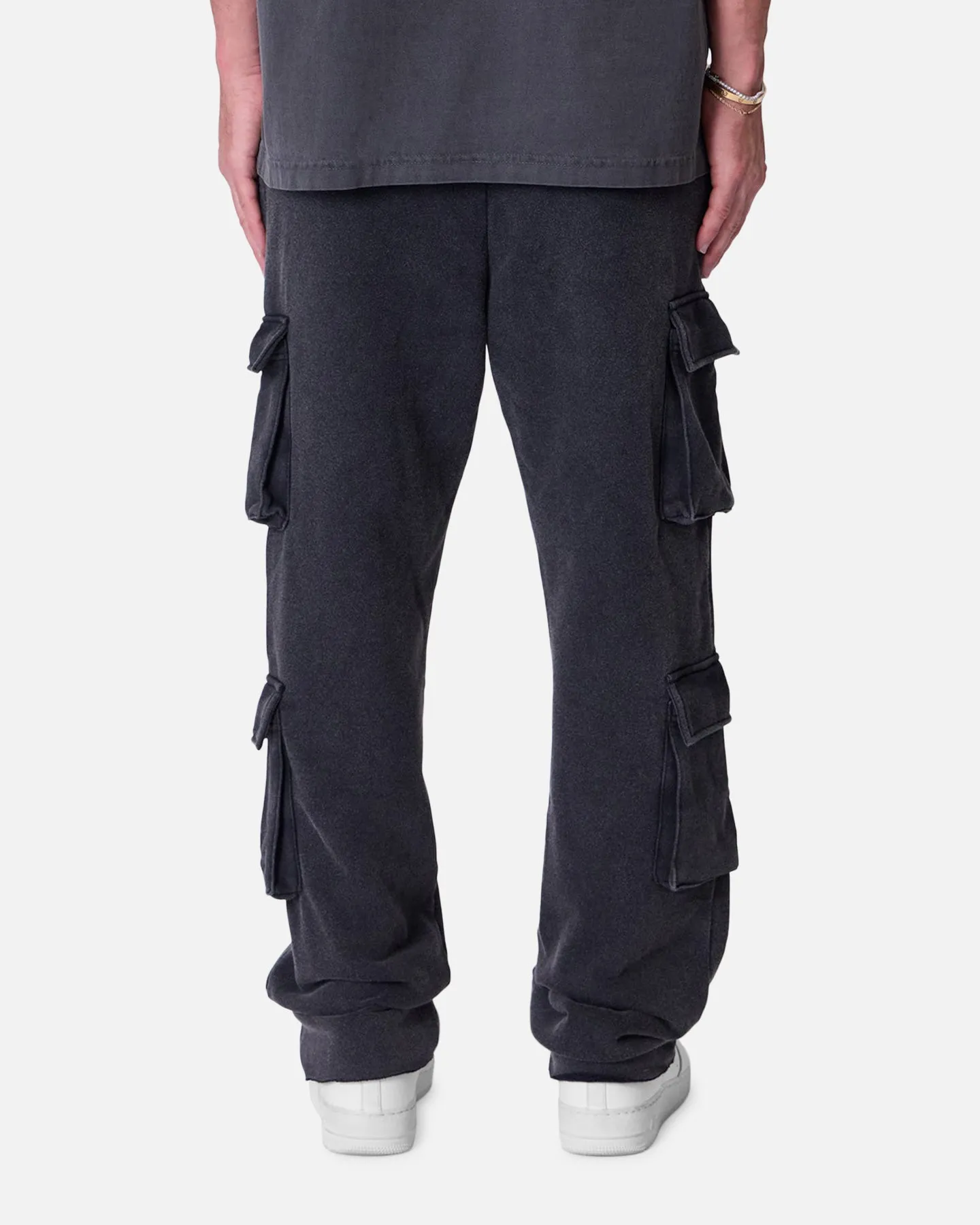 MNML Front Stripe Sweatpants Washed Black sold by Culture Kings product image thumbnail 4