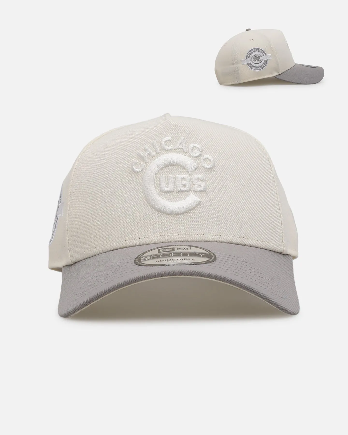 New Era Chicago Cubs 'Too Clean' 9FORTY A-Frame Snapback Chrome sold by Culture Kings