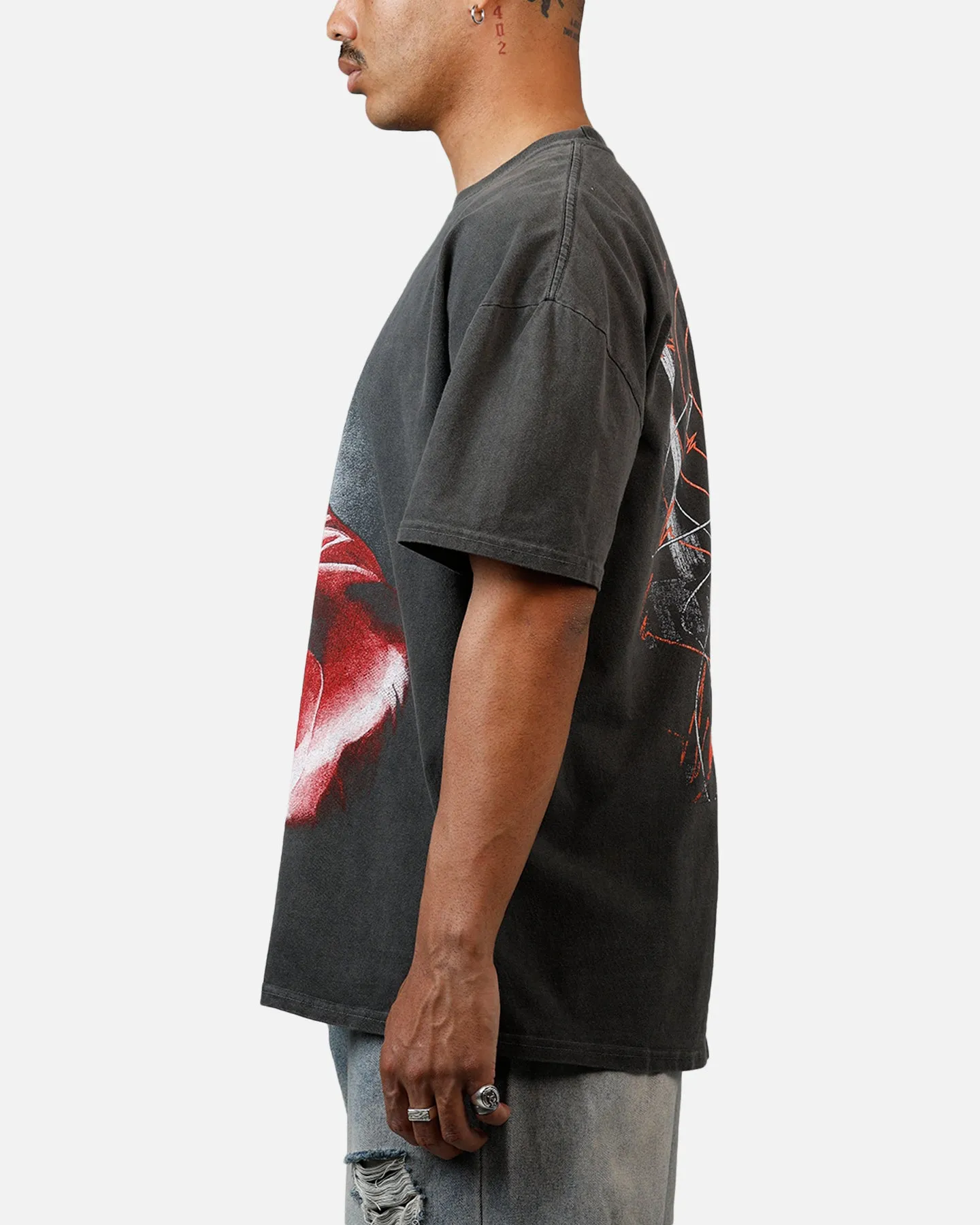 American Thrift Marvel Daredevil Face Heavyweight T-Shirt Black Wash sold by Culture Kings product image thumbnail 5