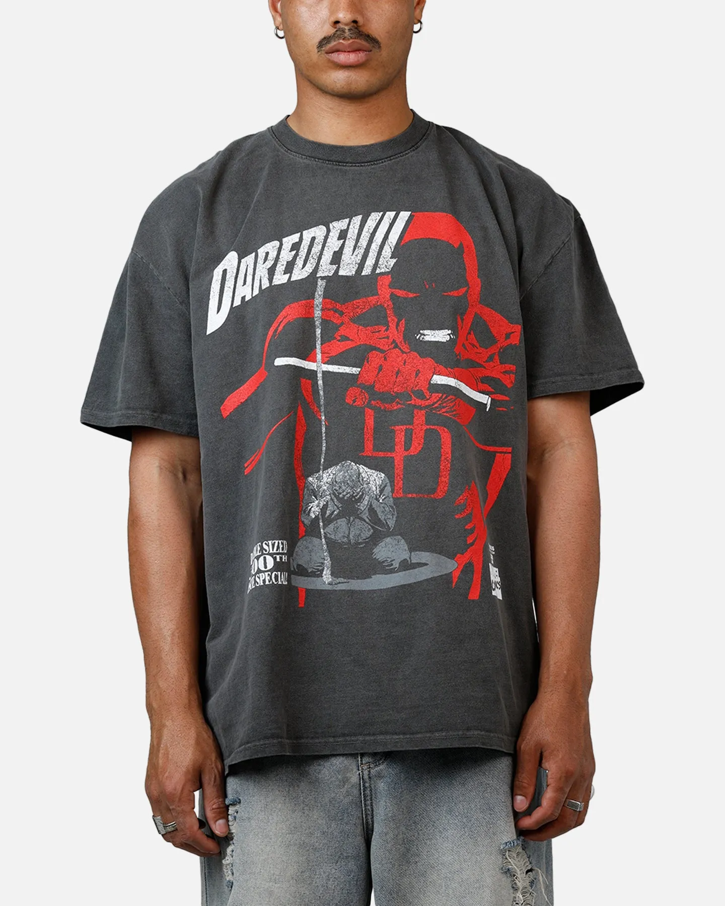 American Thrift Marvel Daredevil Comic Heavyweight T-Shirt Black Wash sold by Culture Kings