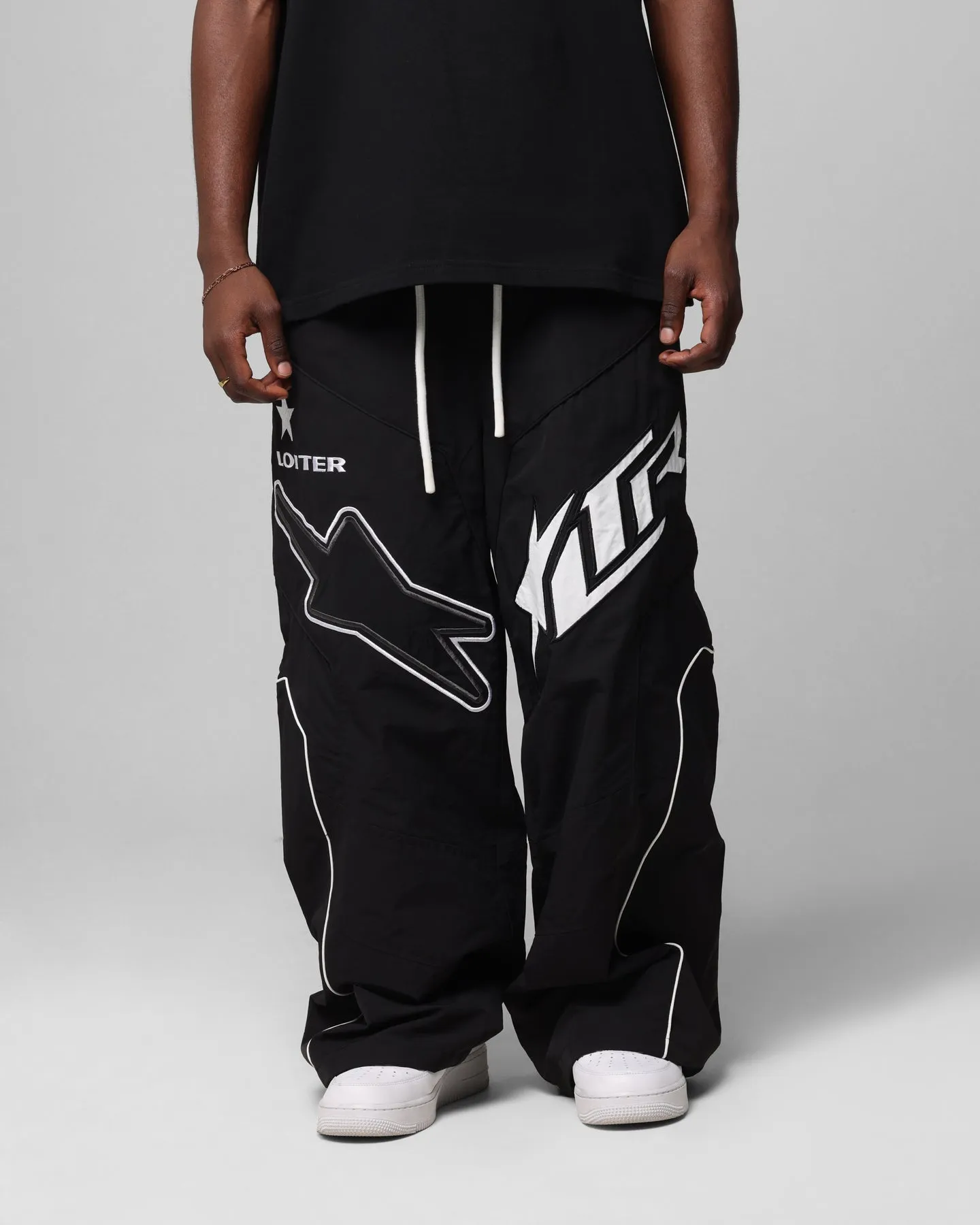 Loiter Motocross Parachute Pants Black sold by Culture Kings