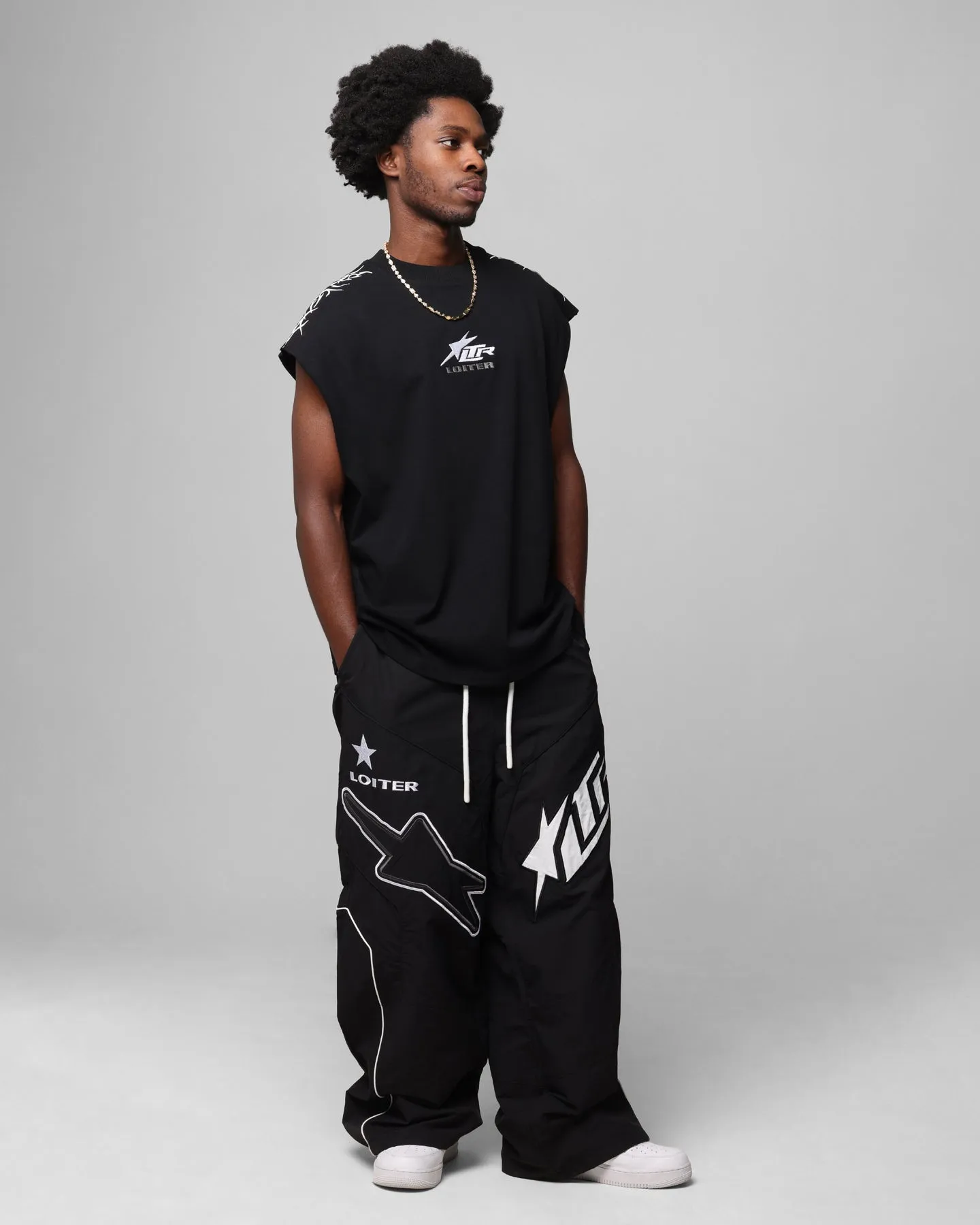 Loiter Motocross Parachute Pants Black sold by Culture Kings product image thumbnail 2