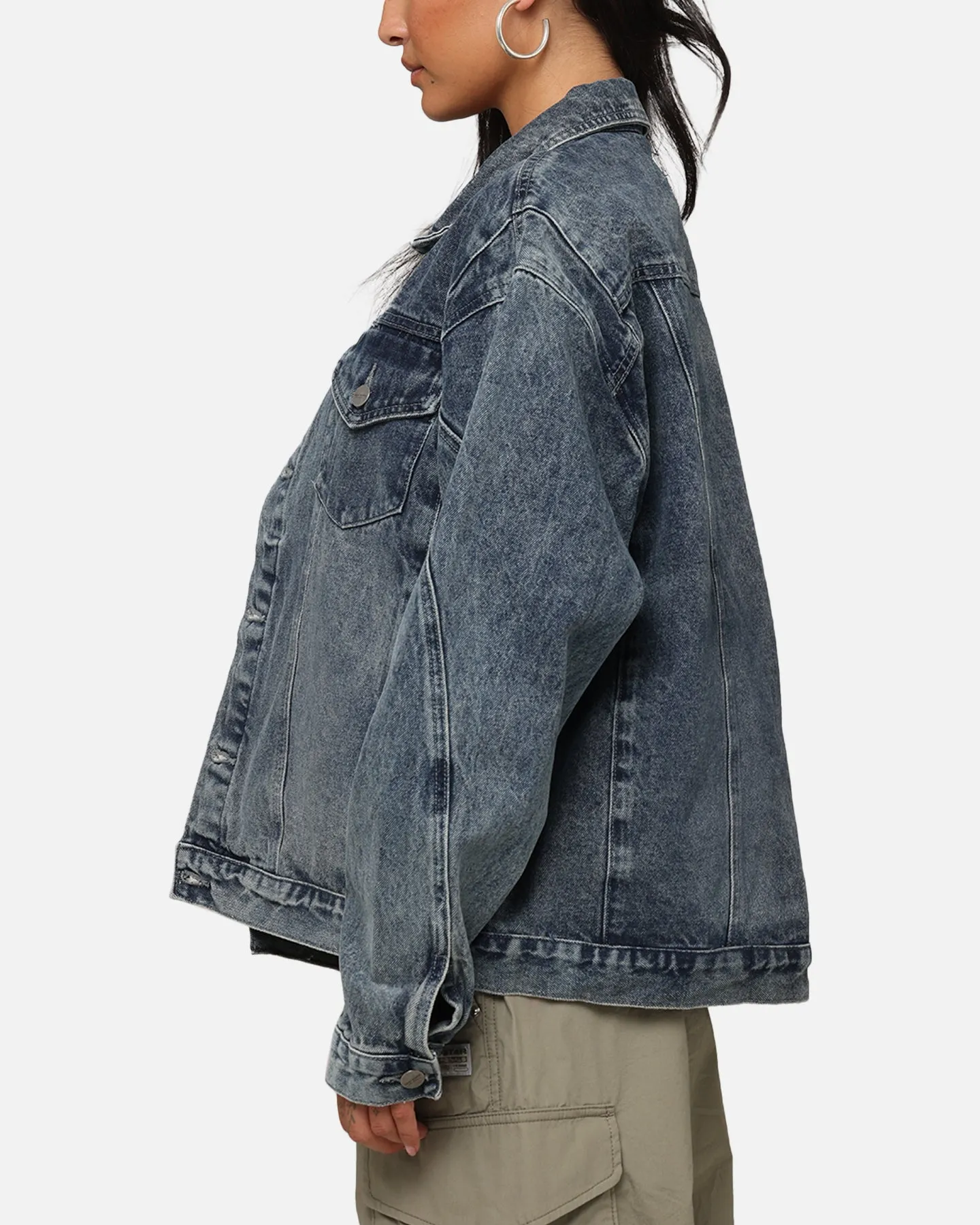 Saint Morta Armoury Denim Jacket Dirty Denim sold by Culture Kings product image thumbnail 5