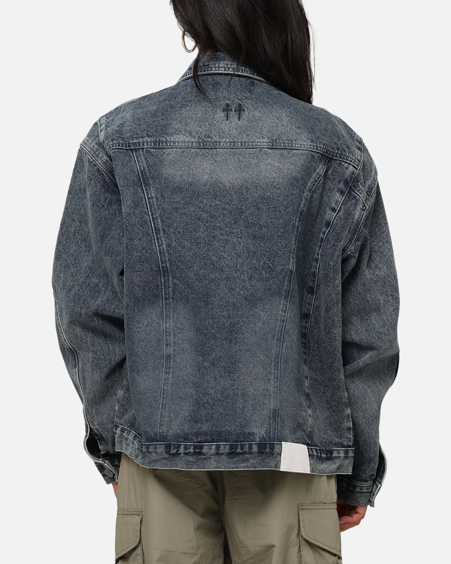 Saint Morta Armoury Denim Jacket Dirty Denim sold by Culture Kings product image thumbnail 3
