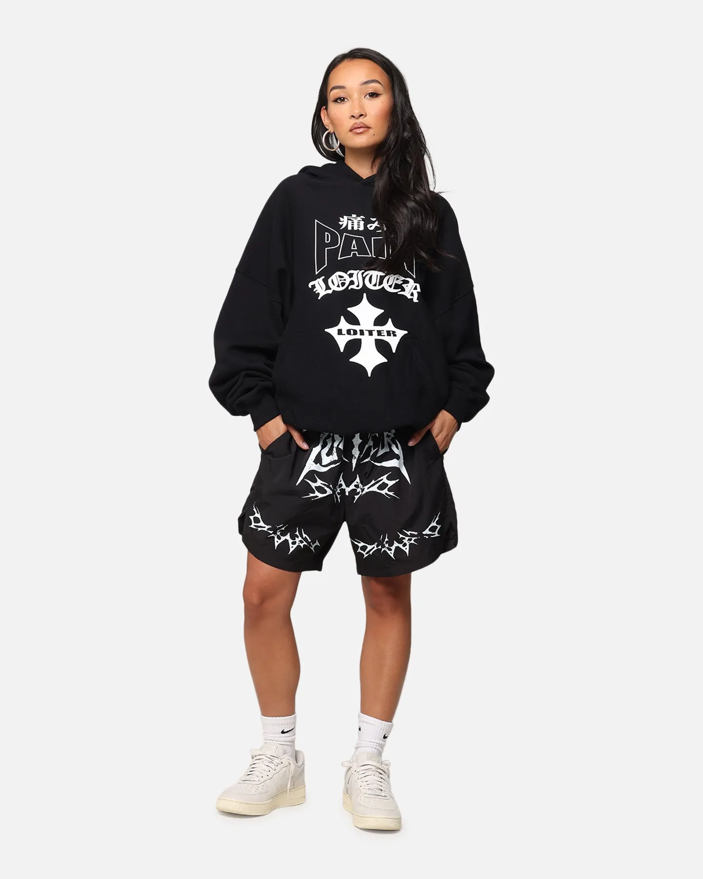 Loiter Stacked Metal Walk Shorts Black sold by Culture Kings product image thumbnail 2