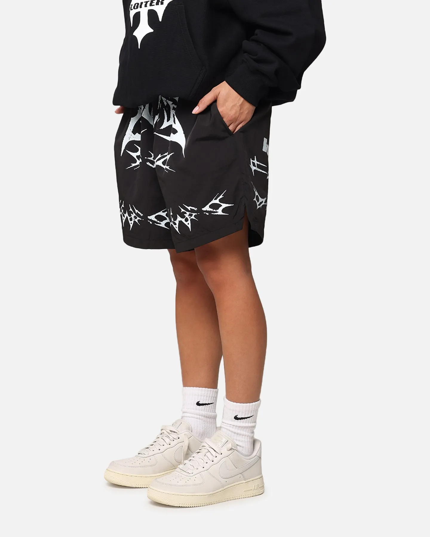 Loiter Stacked Metal Walk Shorts Black sold by Culture Kings product image thumbnail 3